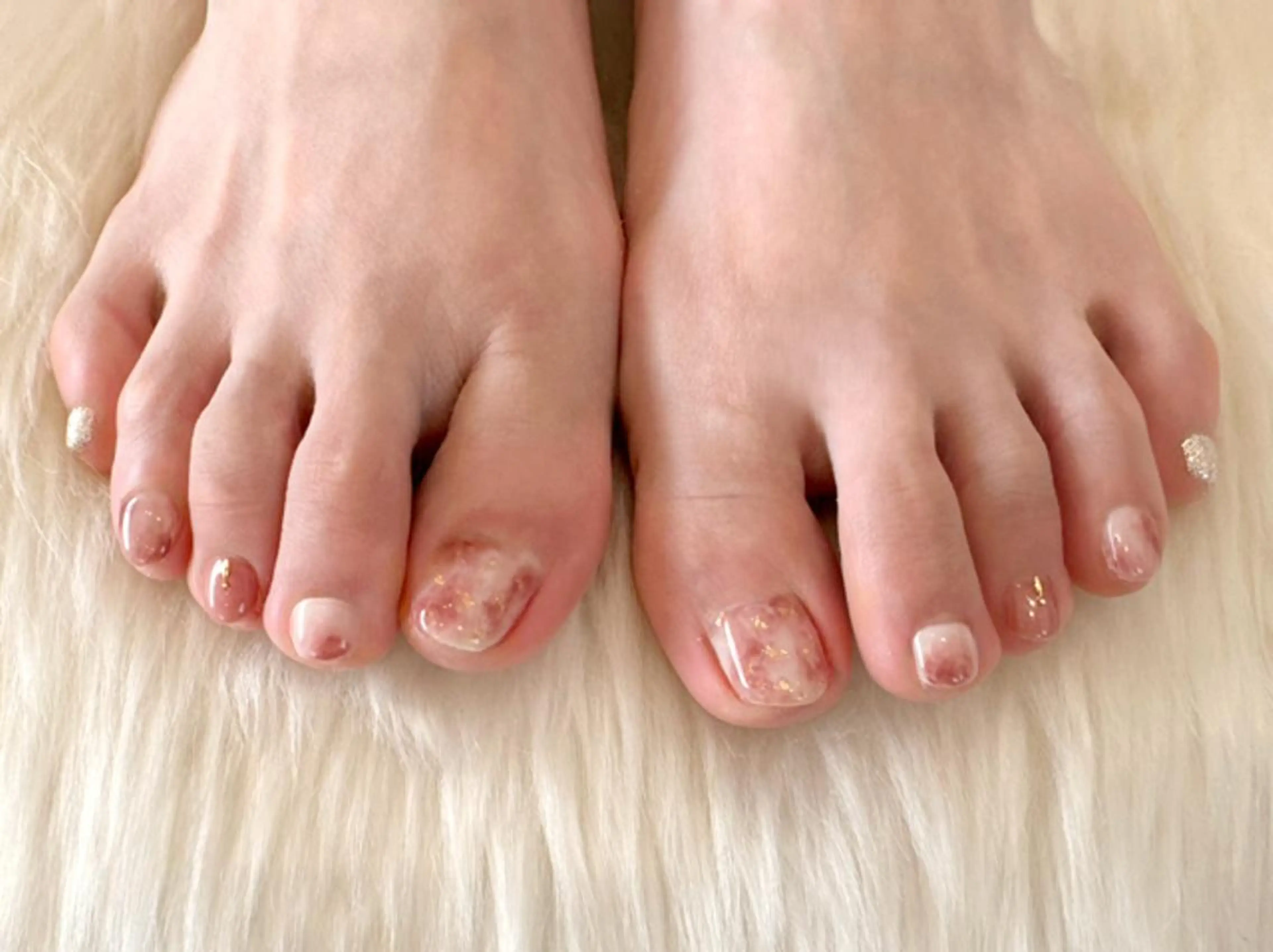 ネイル アートネイル フットネイル フットネイル Kanai Harukaのネイルデザイン