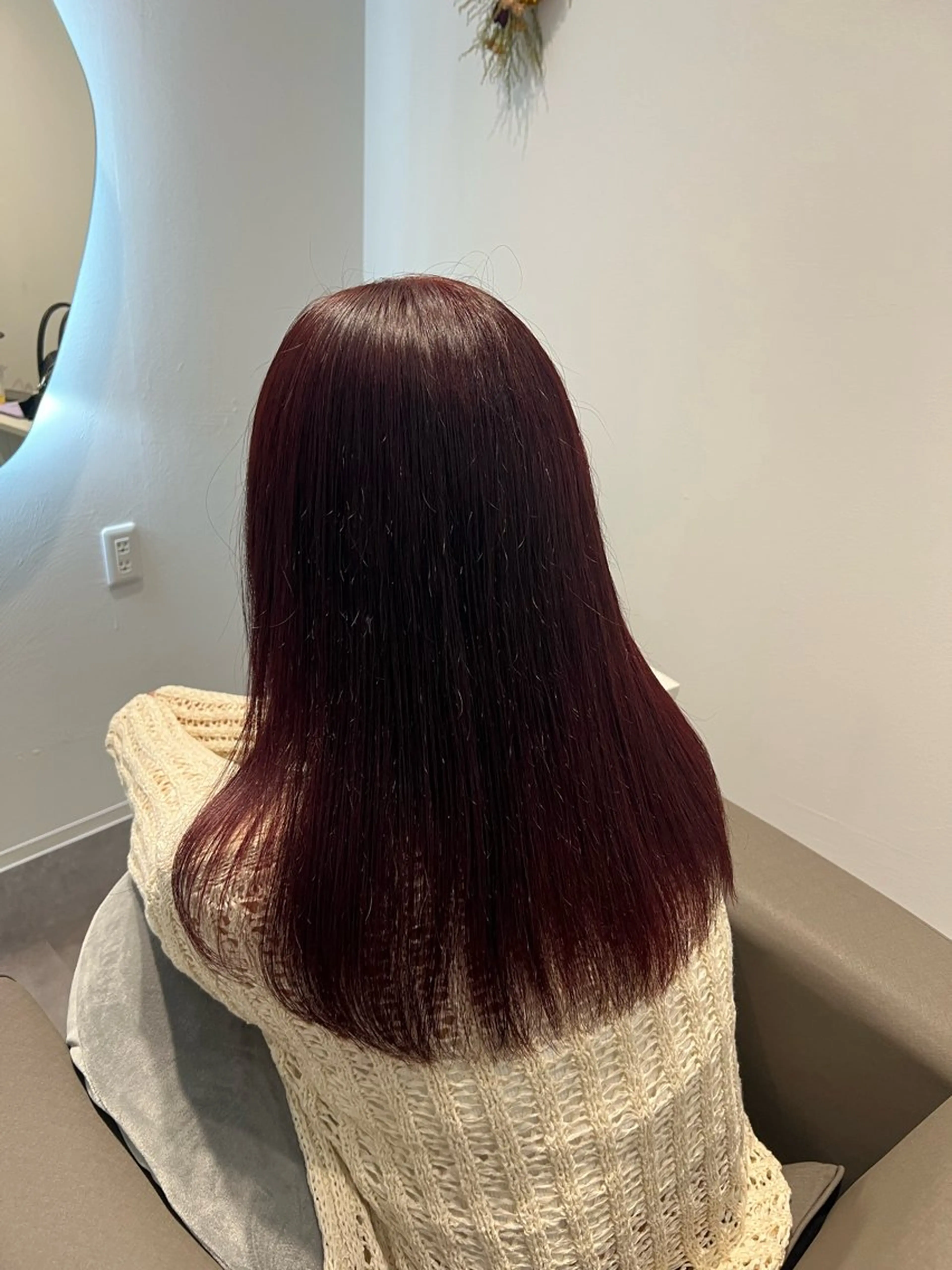 ロング ヘアカラー 丸田 美沙希のヘアスタイル