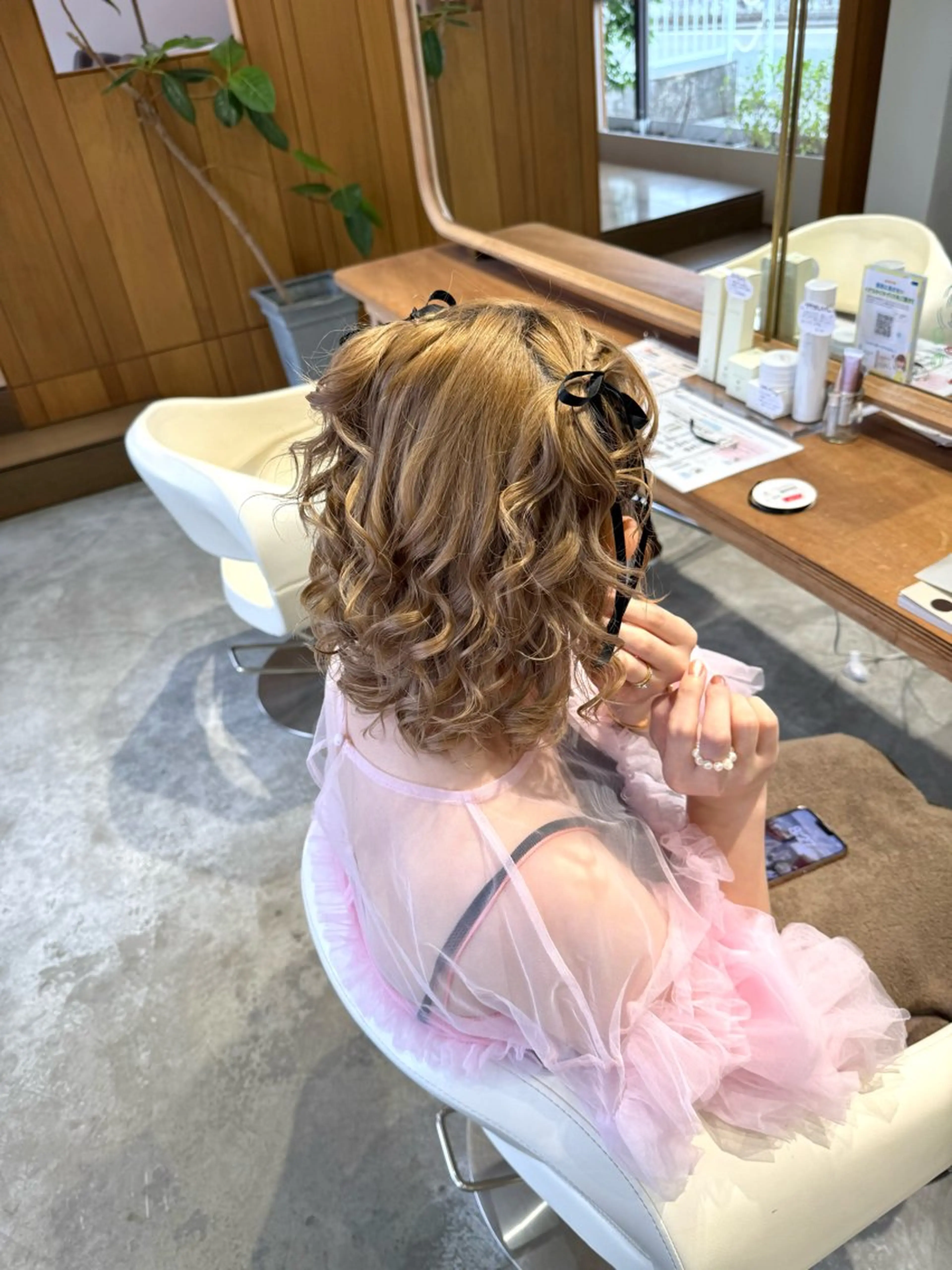ヘアアレンジ ヘアセット フラム所属・WATANABE MISAKIのヘアスタイル