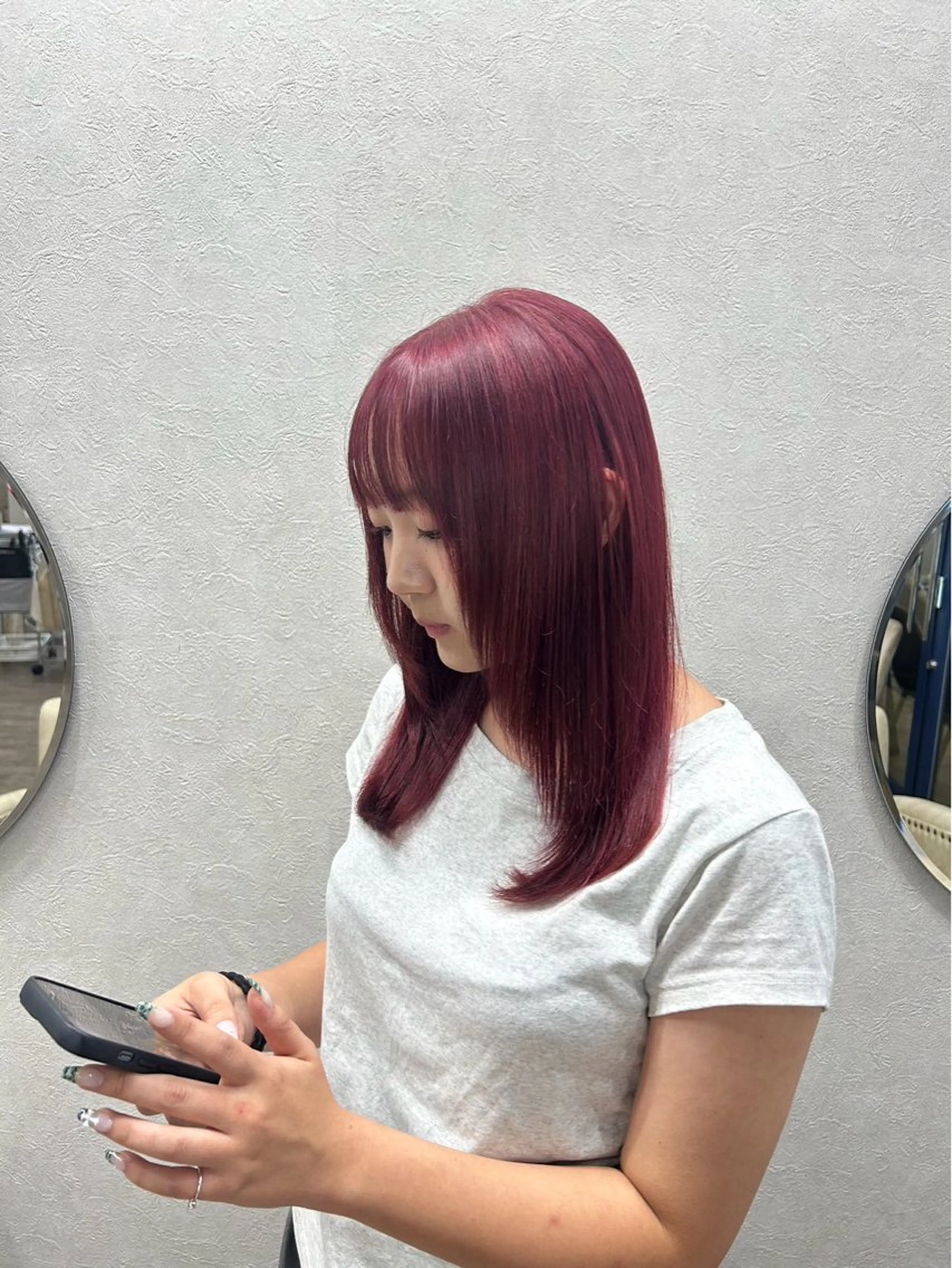 ロング Una並木坂　透明感カラー&髪質改善&韓国ヘア所属・モテ髪美容師♡ ひなたのヘアスタイル