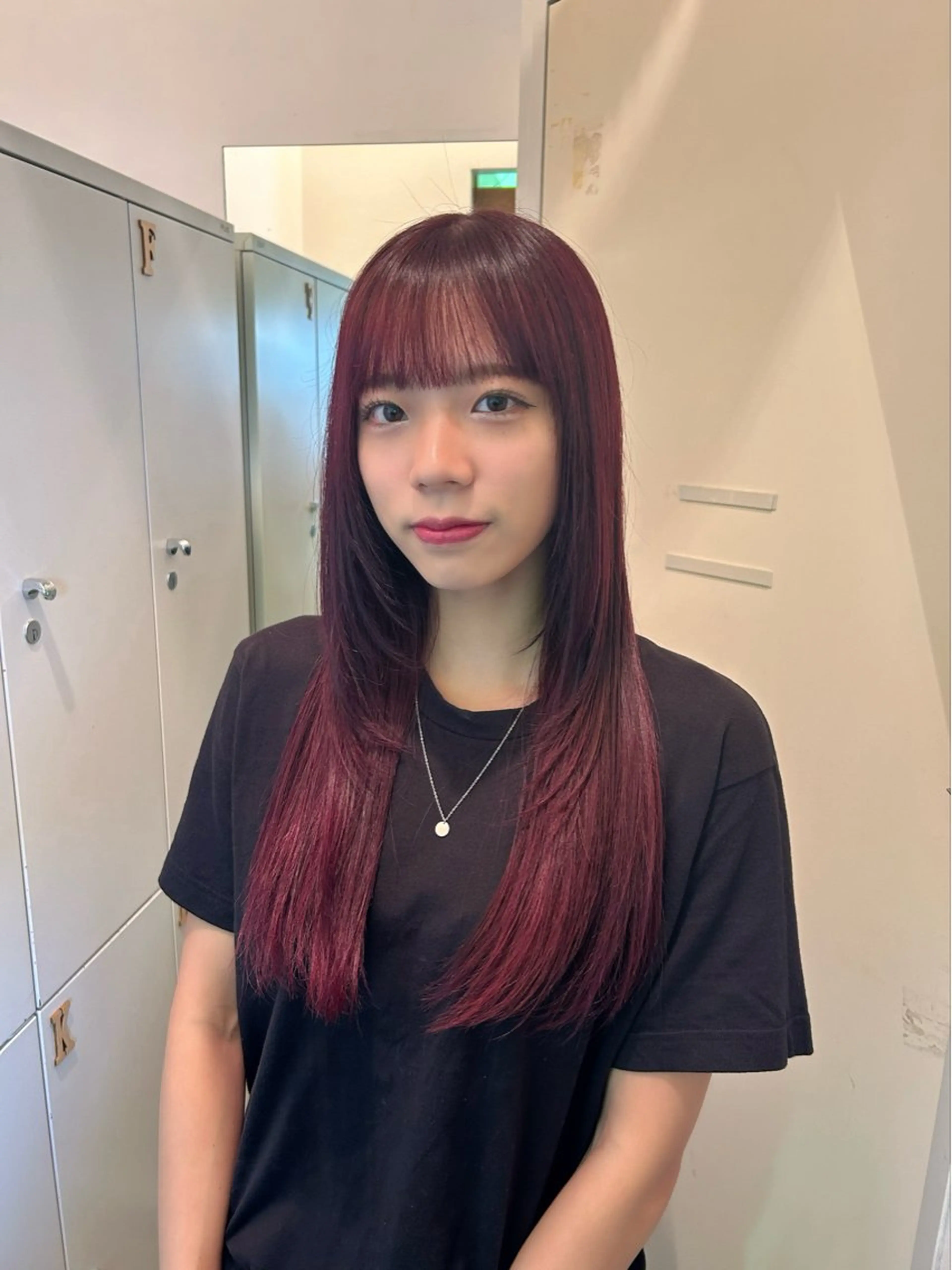 ロング ヘアカラー Hiiro/レイヤー /海外ヘアのヘアスタイル