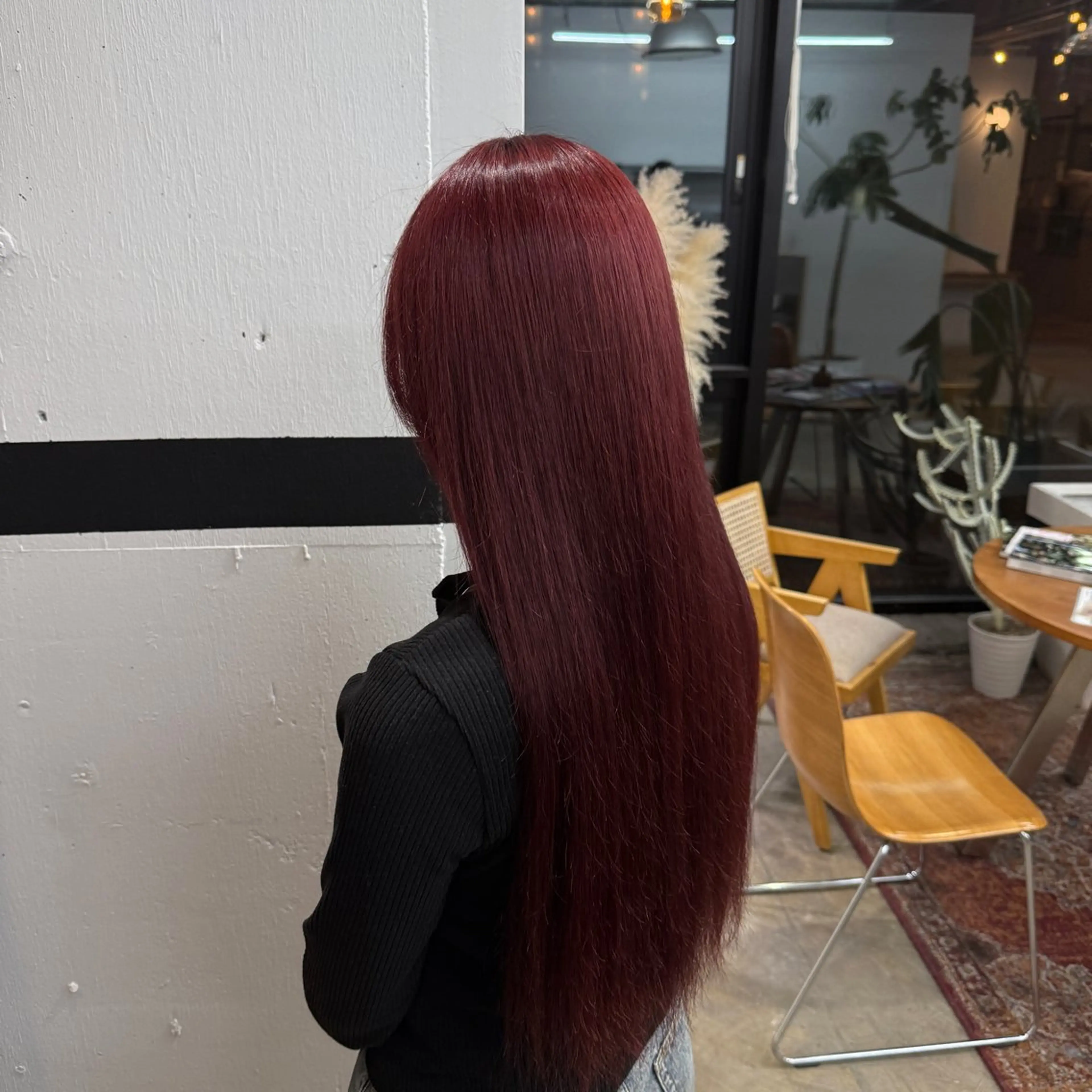 ロング ヘアカラー トリートメント あい あやみのヘアスタイル