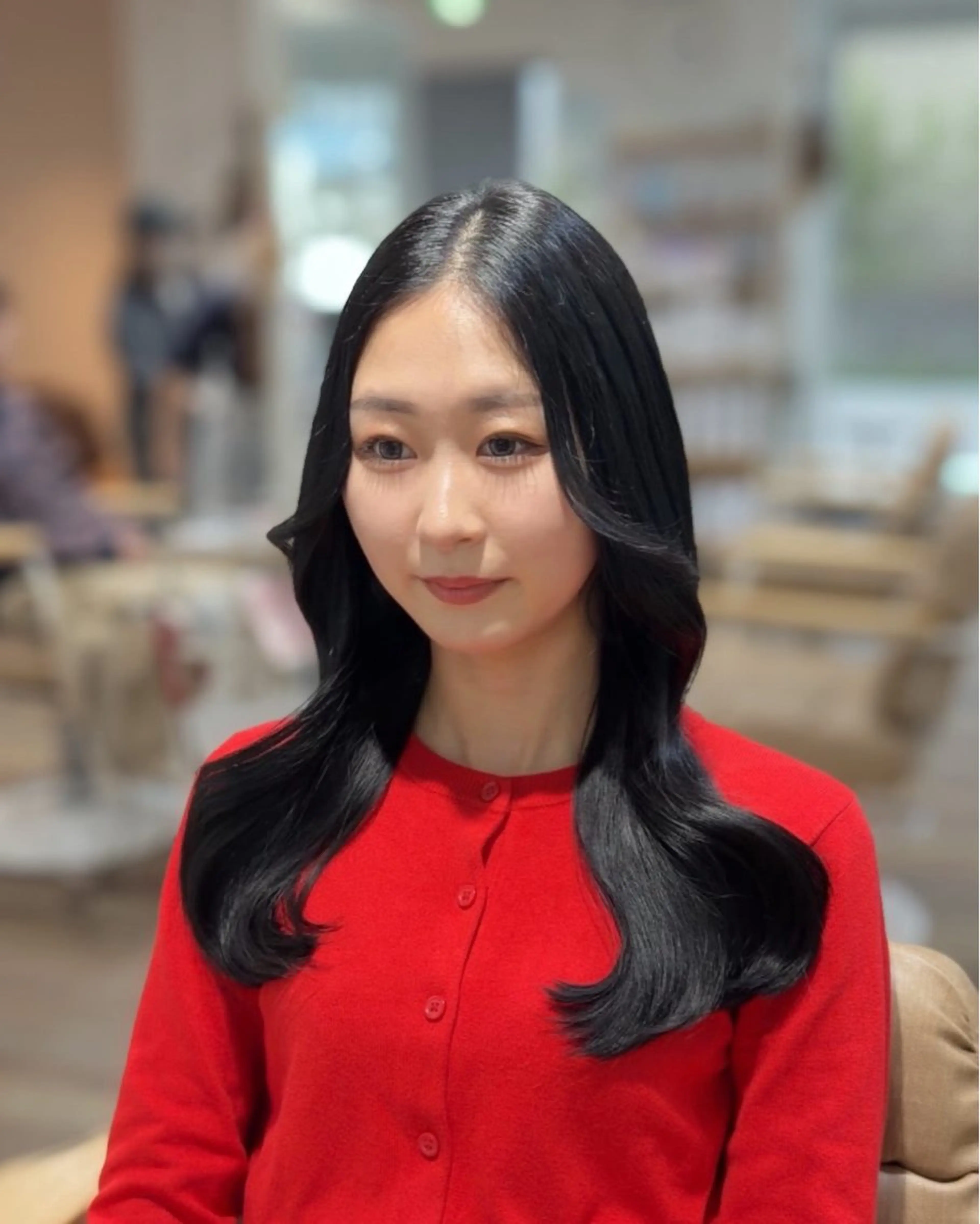 ロング カラー カット ヘアカラー トリートメント honoka/レイヤ ー/艶感カラー/韓国のヘアスタイル