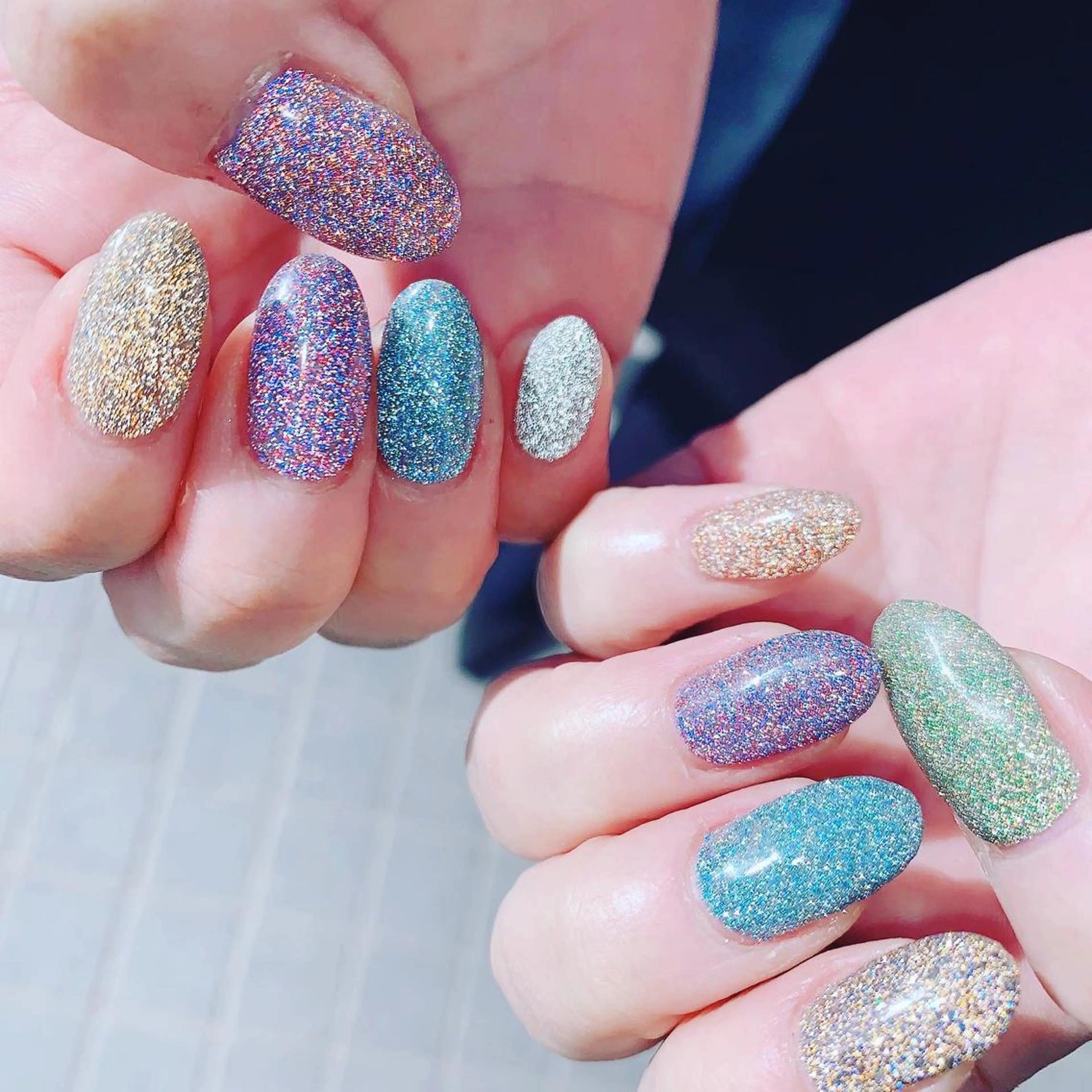 ネイル フラッシュネイル おそろいネイル NailSpace 猫のいるネイルサロンのネイルデザイン