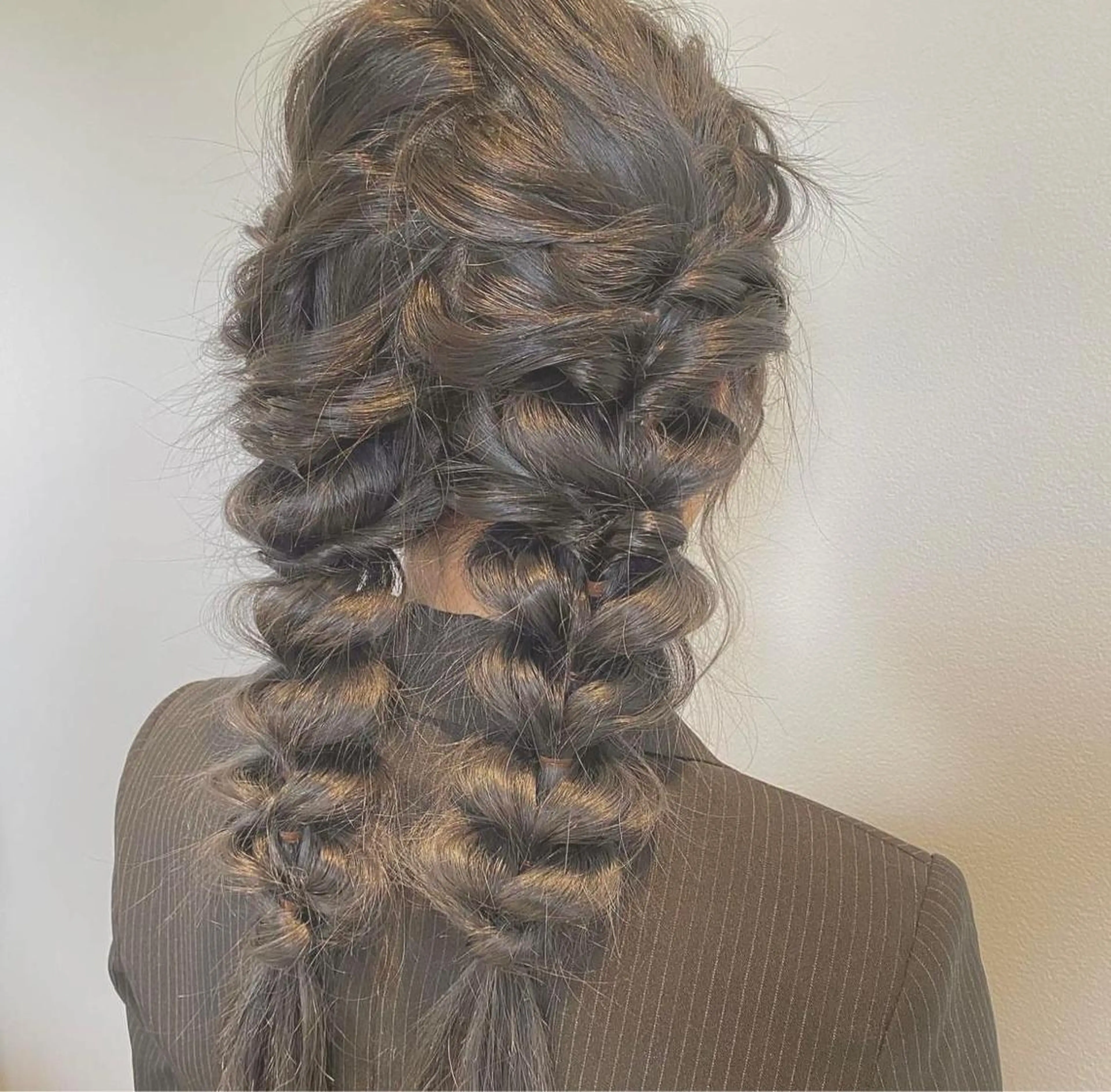 ロング ヘアセット 髪質改善/ブリーチ ツヤ髪/shiinaのヘアスタイル