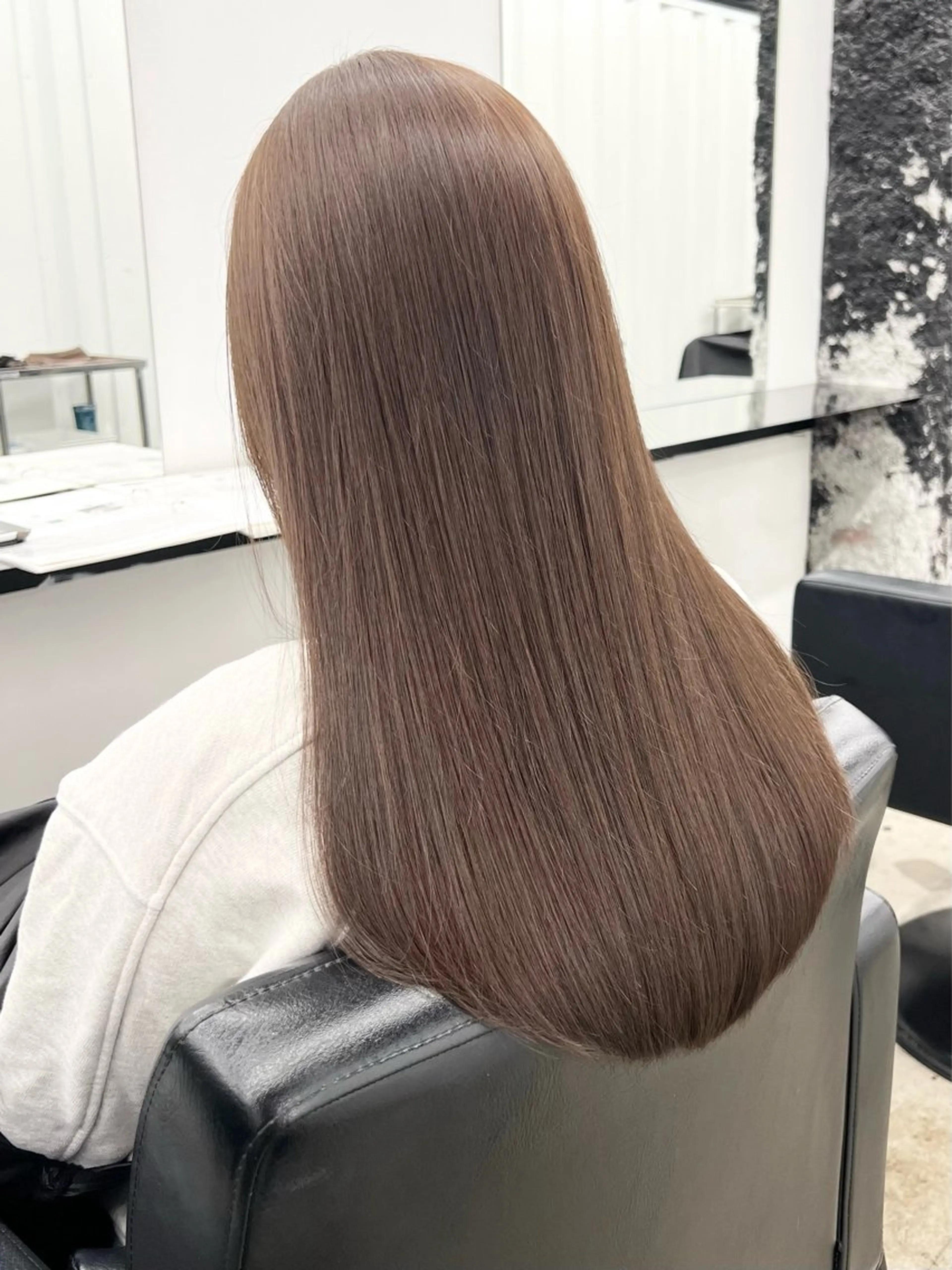 💘【ご新規様】ブリーチなしワンカラー‎ ➕ハホニコ　1STEPトリ‎✨️🫧ストレート、コテ巻き無料💕︎の写真