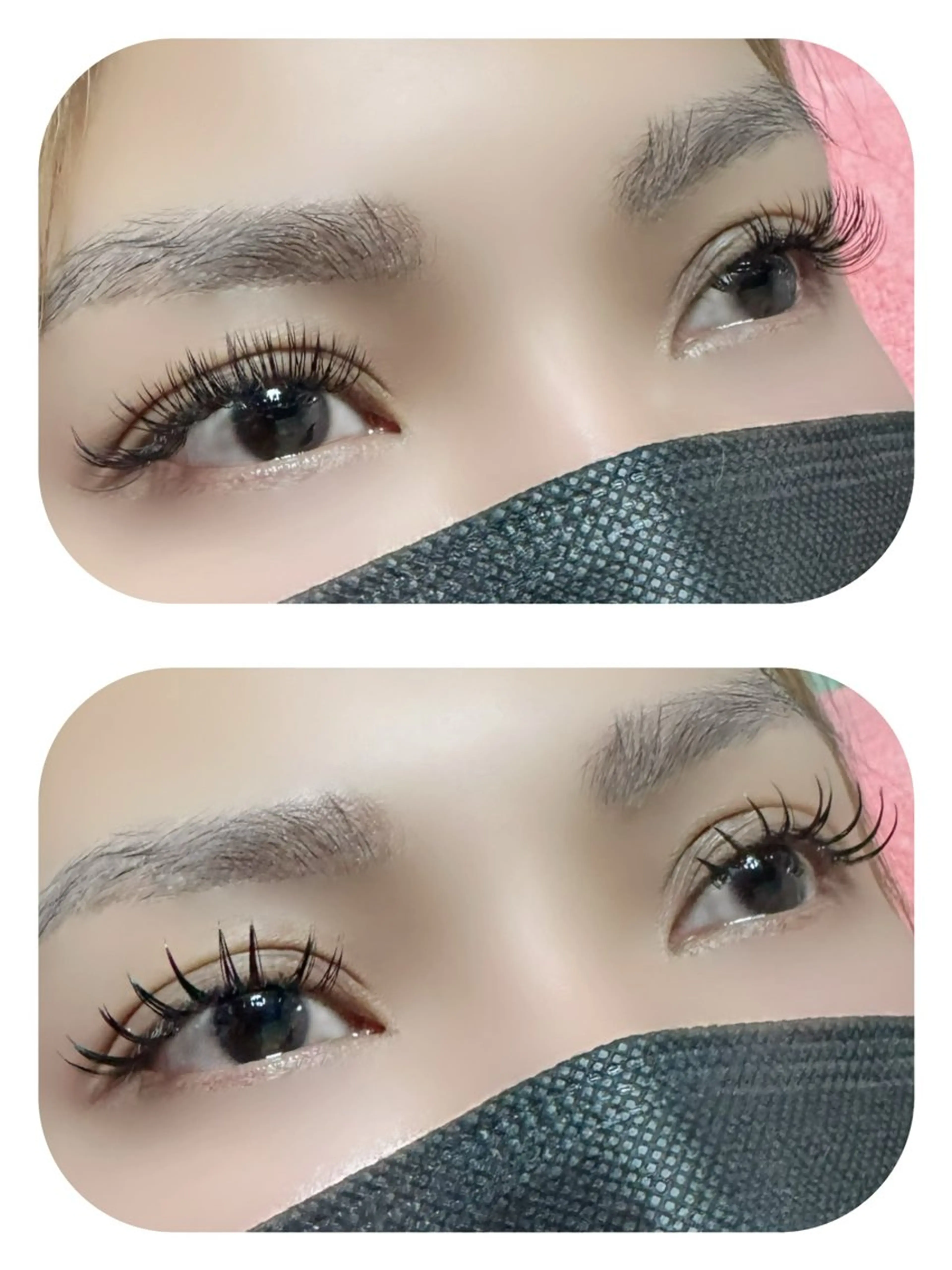 マツエク・マツパ バインドロック 束感まつ毛 ワンホンマツエク マツエク mika ☆のマツエク・マツパデザイン