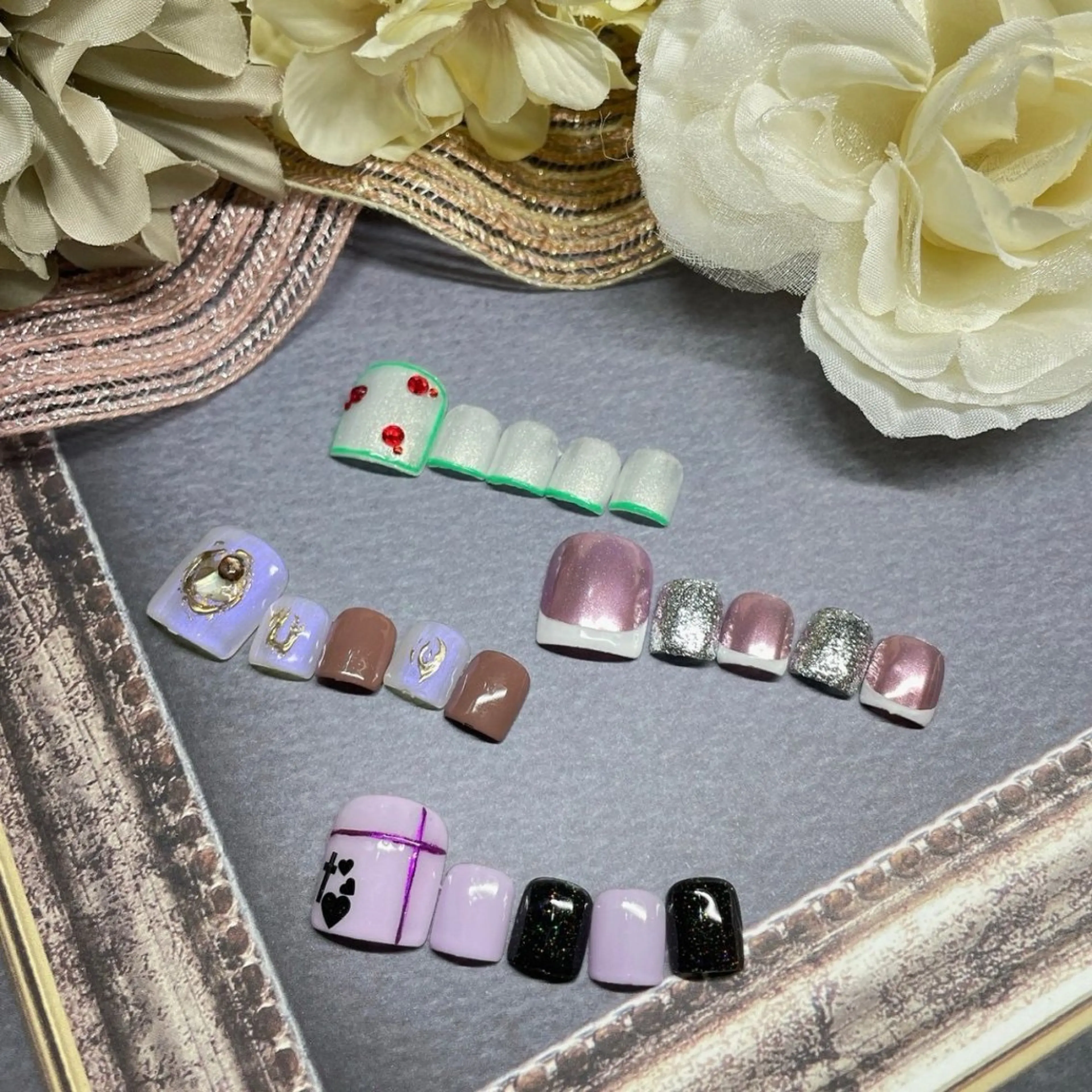 ネイル クレアトゥール華所属・クレアトゥール華 西村のネイルデザイン