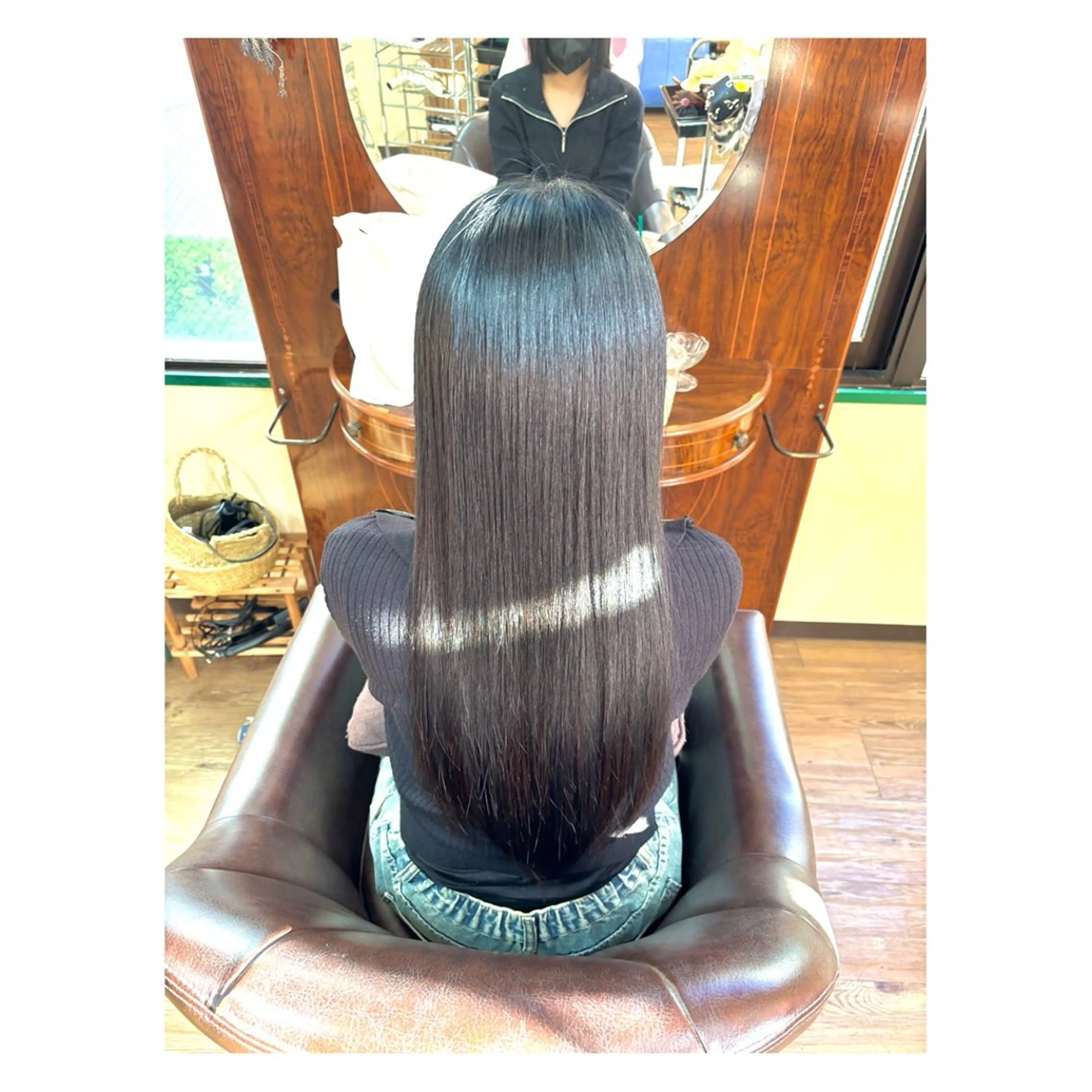 ロング 縮毛矯正 トリートメント cmake所属・. kanokoのヘアスタイル