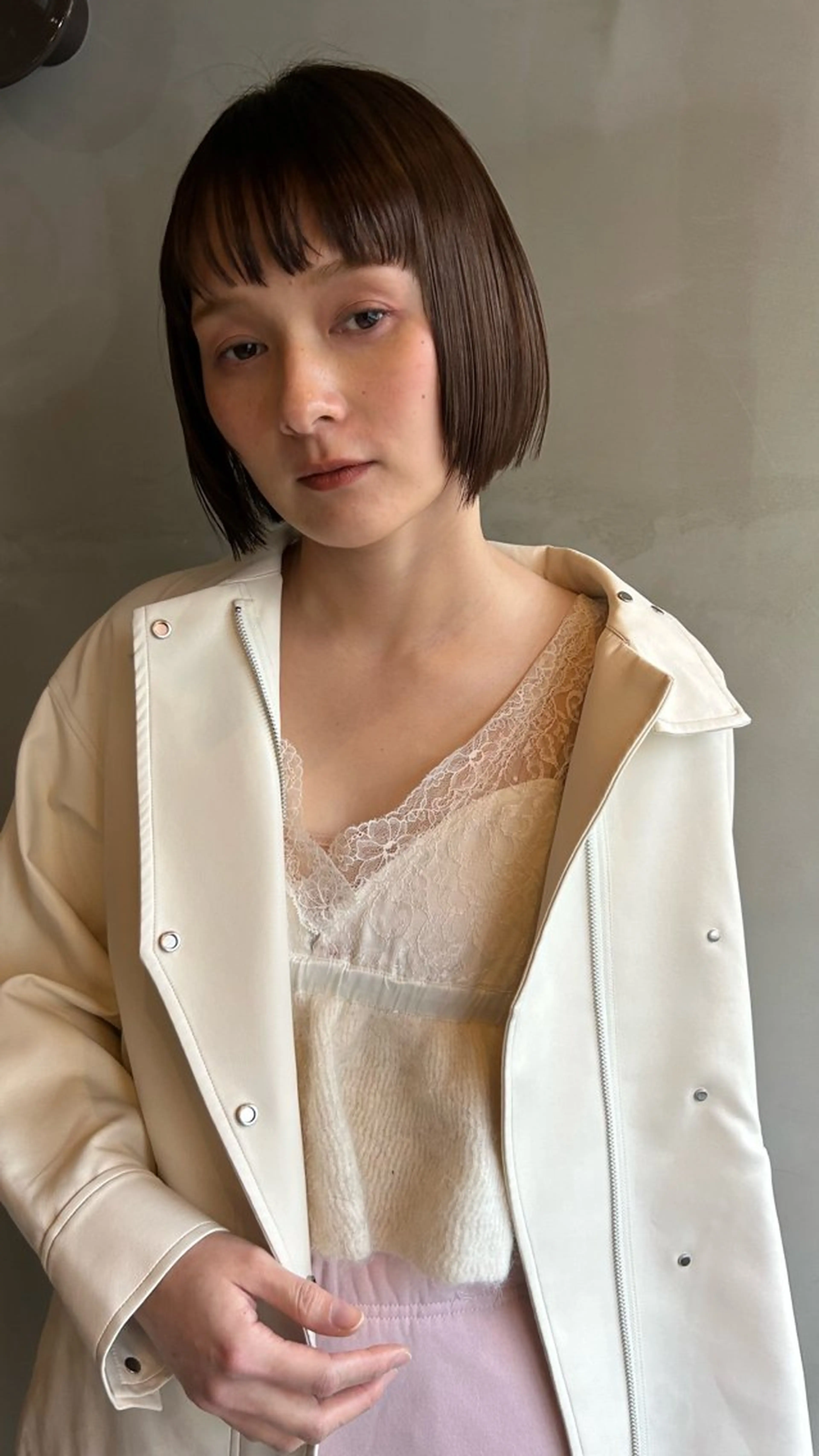 ショート カラー カット ヘアカラー トリートメント ショート/ボブ/ 心斎橋/宮脇美奈のヘアスタイル