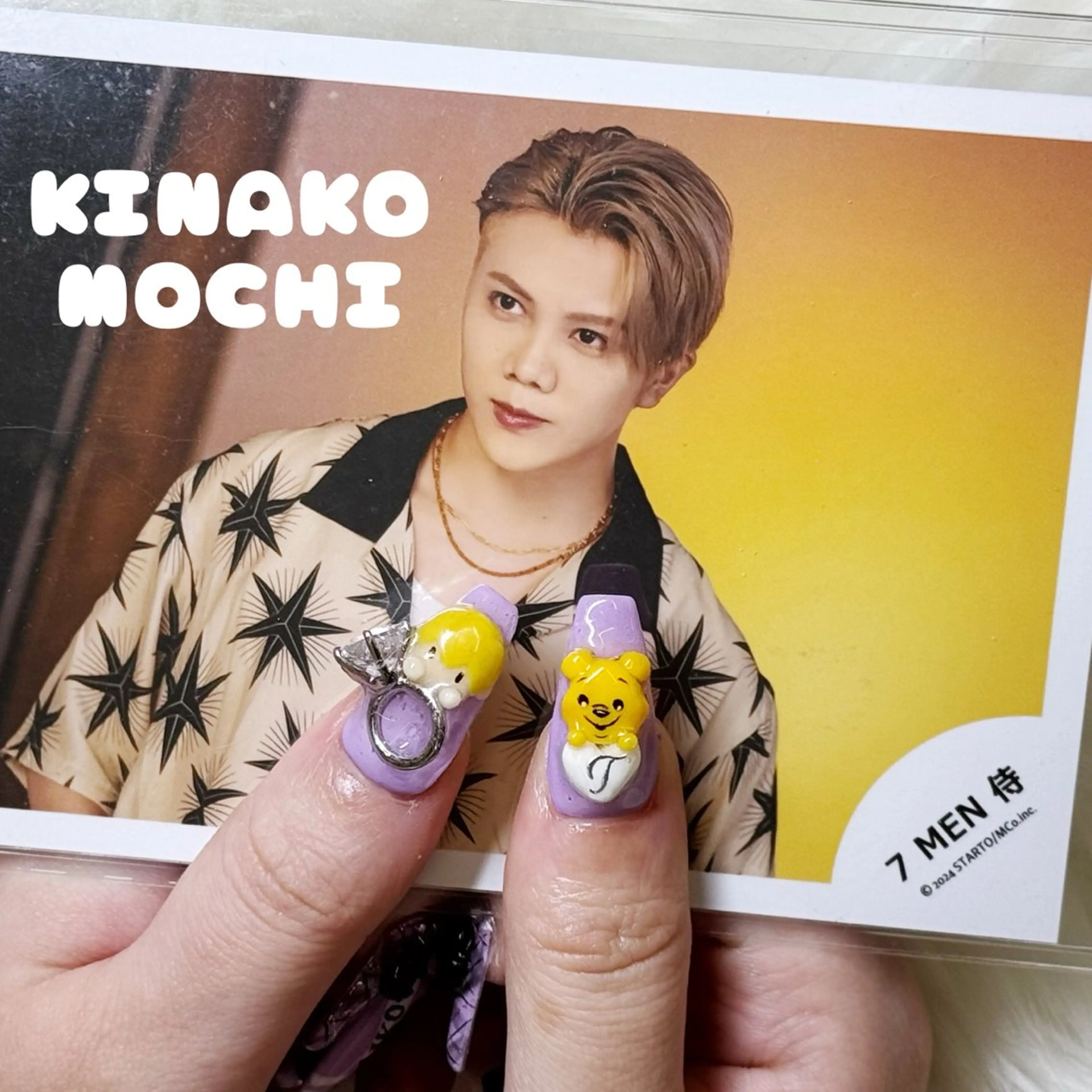 ネイル ハンドネイル ハンドケア Nail Salon  Soleil所属・SOLEIL☀️｡ﾟ ワンホン/推し活のネイルデザイン