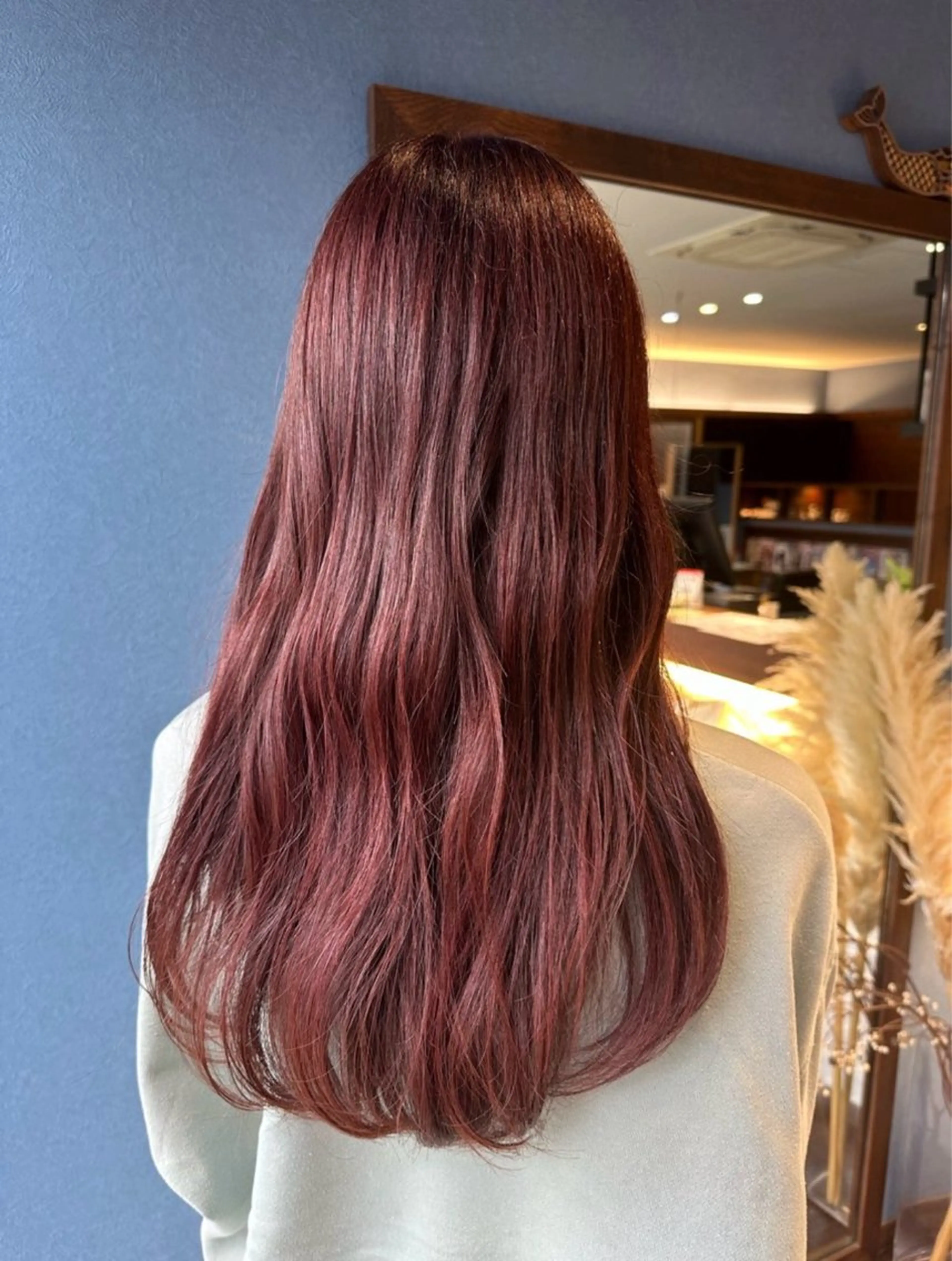 ロング カラー ベージュカラー ブリーチ ブリーチなしカラー ピンクカラー ピンクベージュ カット ヘアカラー トリートメント 🎀Kubu🍀 Natsumu🎀のヘアスタイル