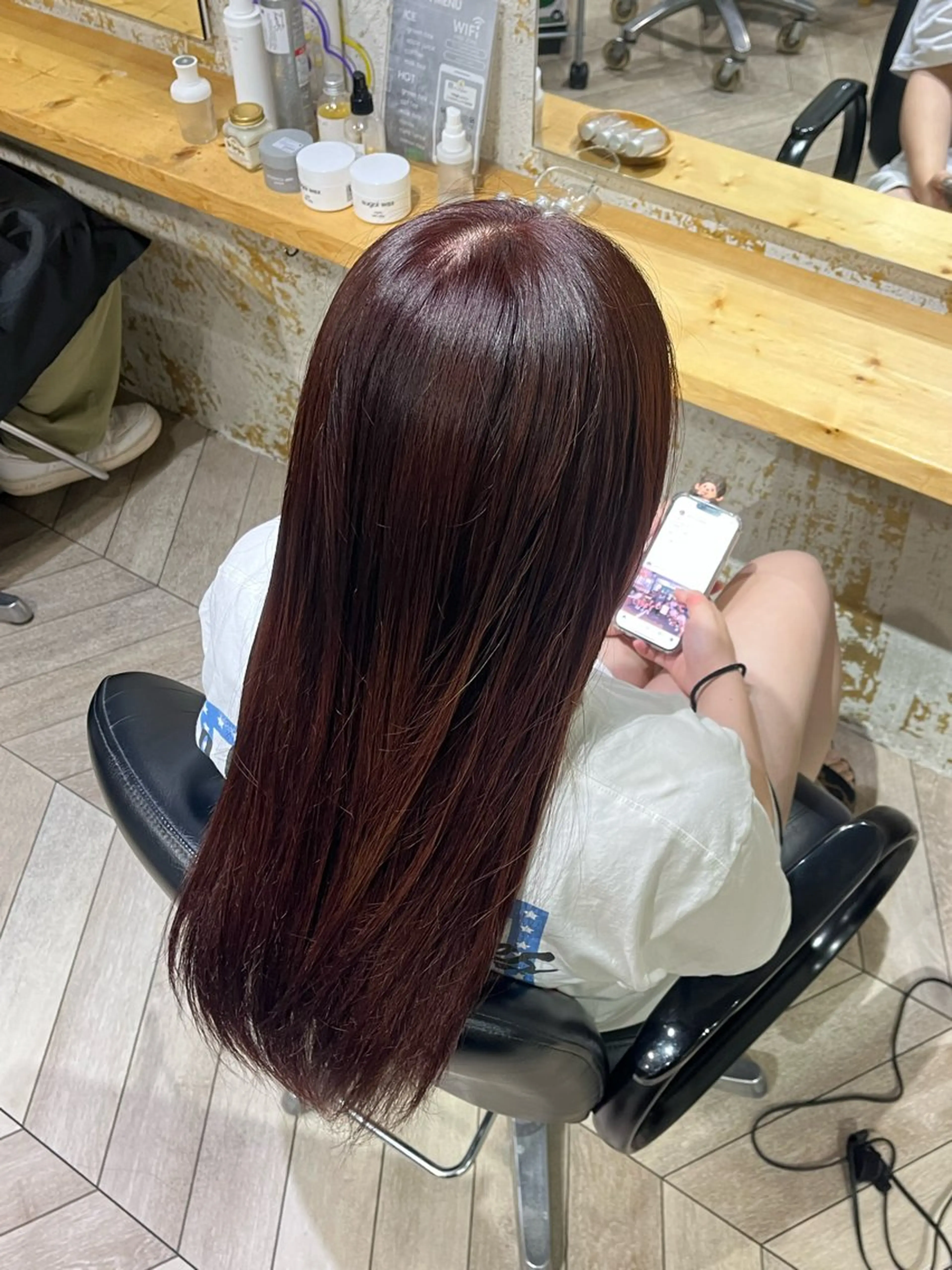 ワンカラー+トリートメントの写真