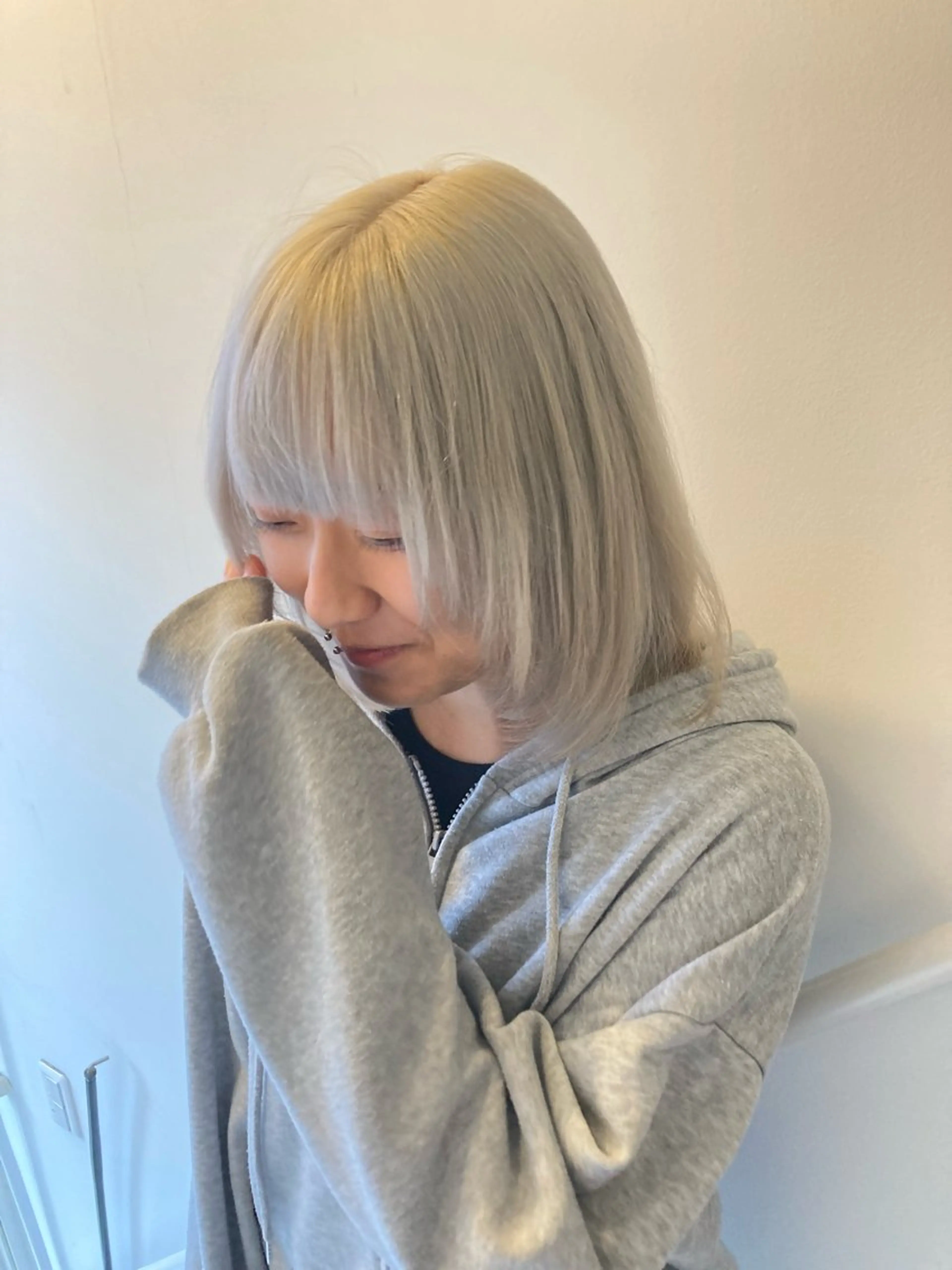 ミディアム カラー ヘアカラー コイデ リュウセイのヘアスタイル