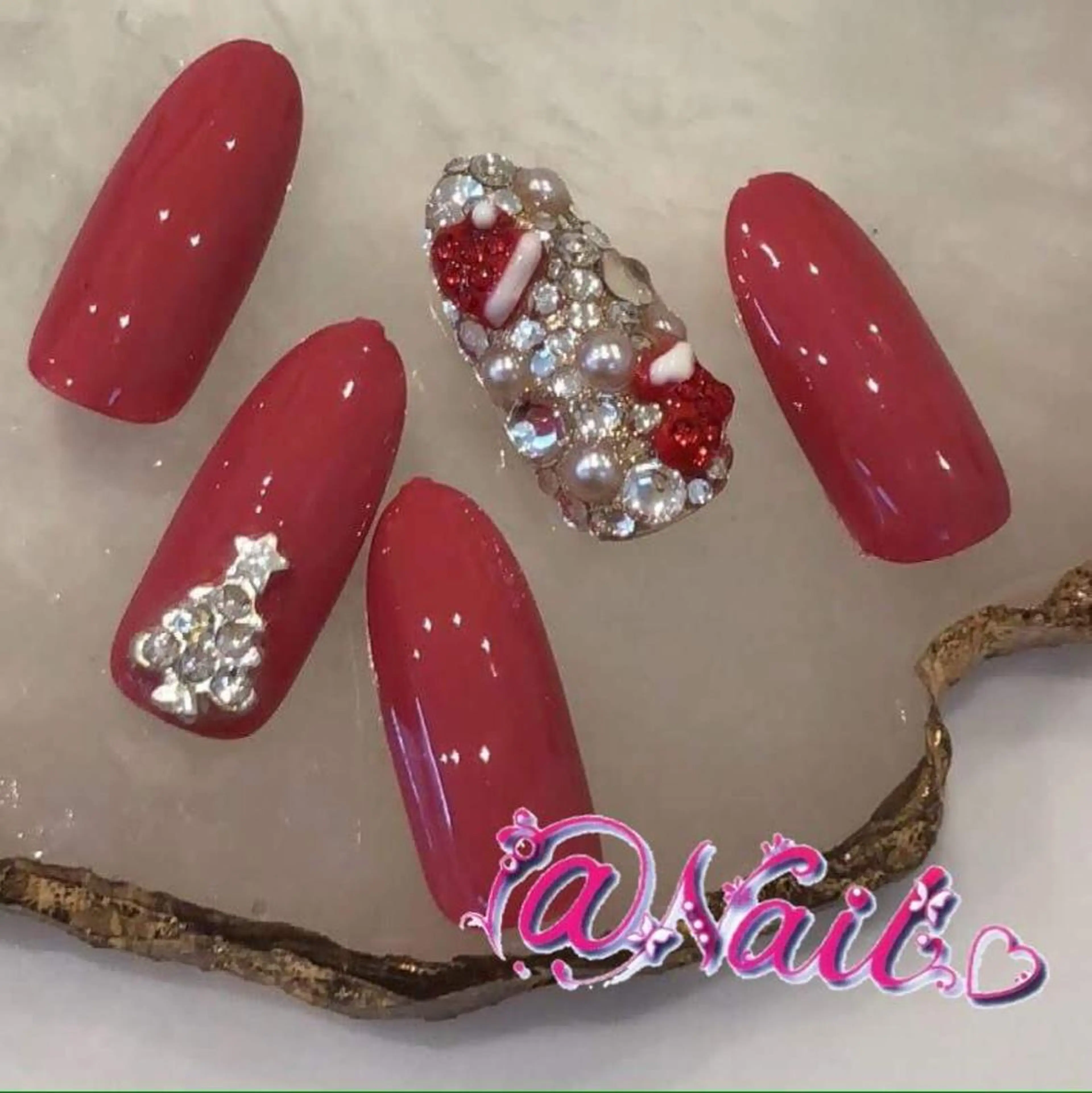 ネイル ネイルチップ 小尾 栞のネイルデザイン