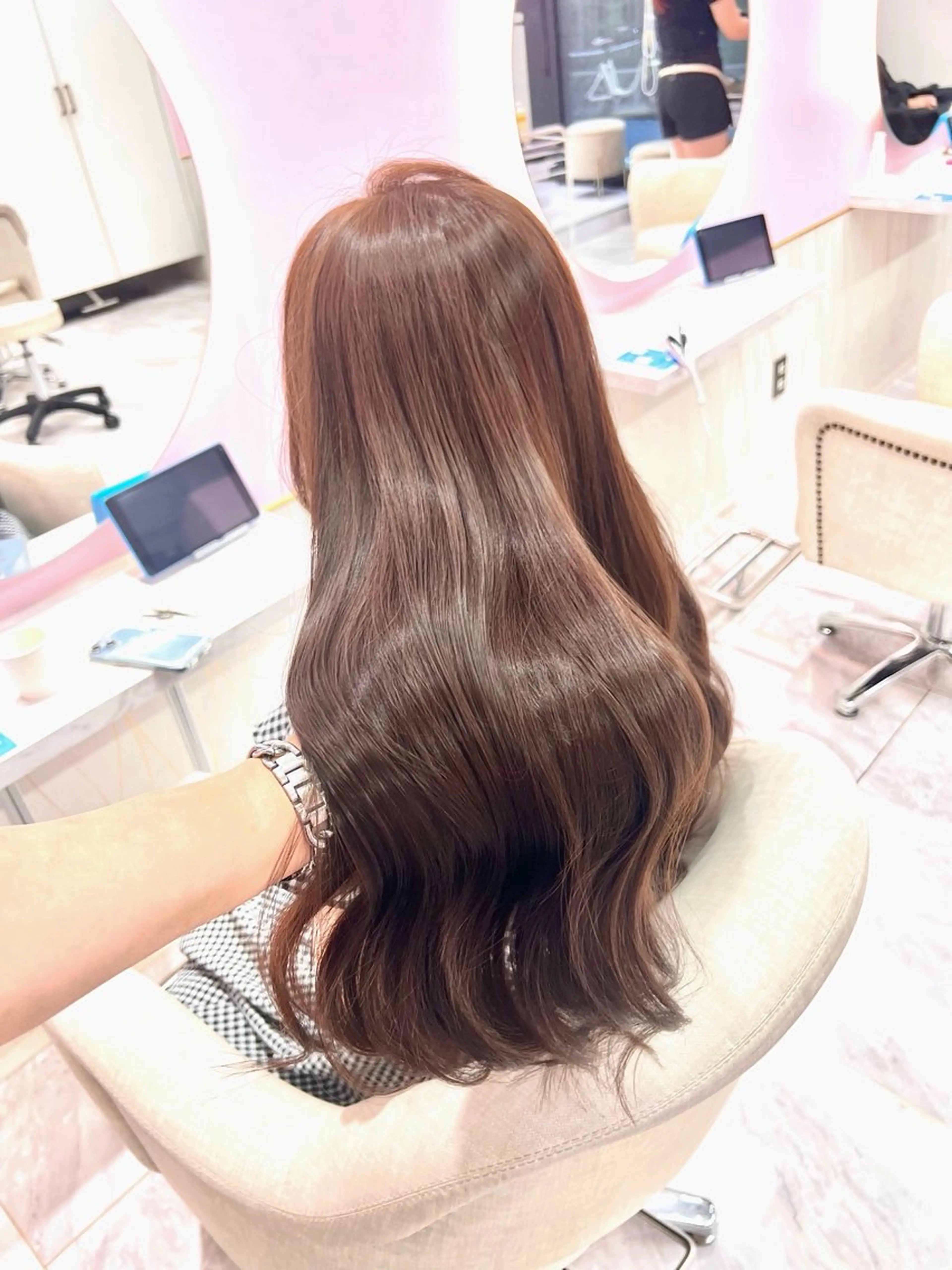 ロング カット ヘアカラー トリートメント 韓国/縮毛矯正/ カンタのヘアスタイル