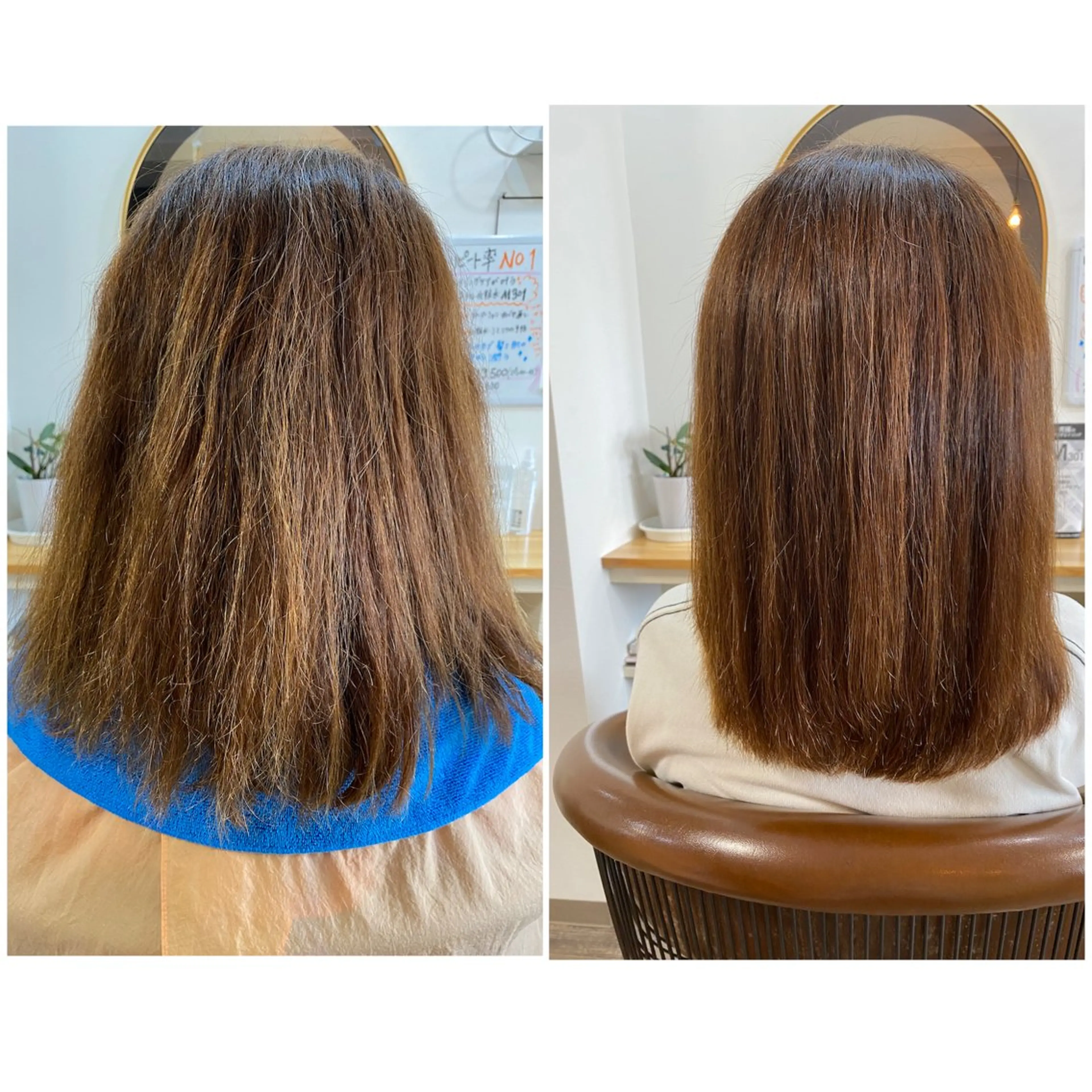 セミロング ノムラ理美容室所属・野村 知美のヘアスタイル