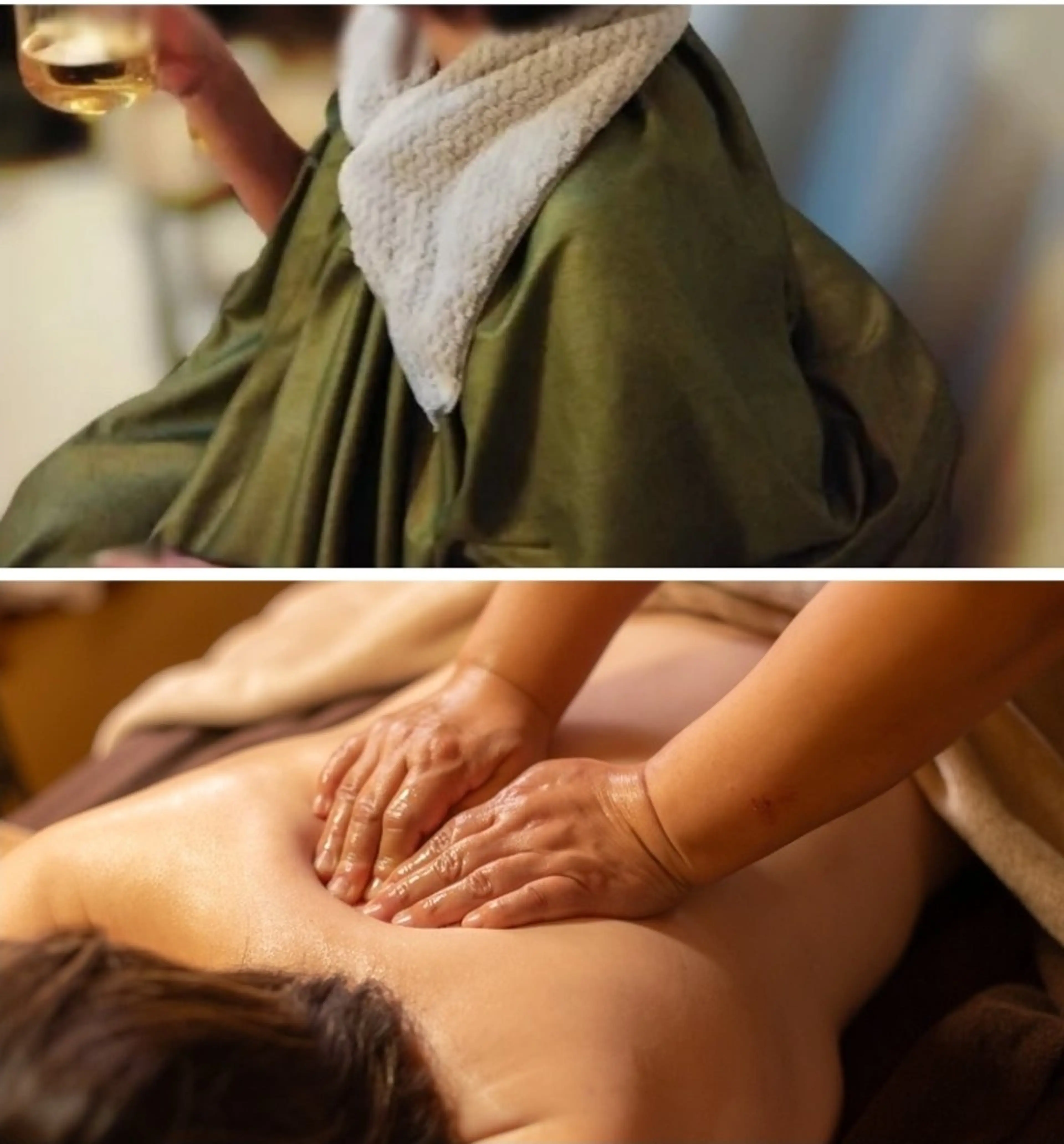 よもぎ蒸し40分＋リンパオイルトリートメント20分/ 60分の写真