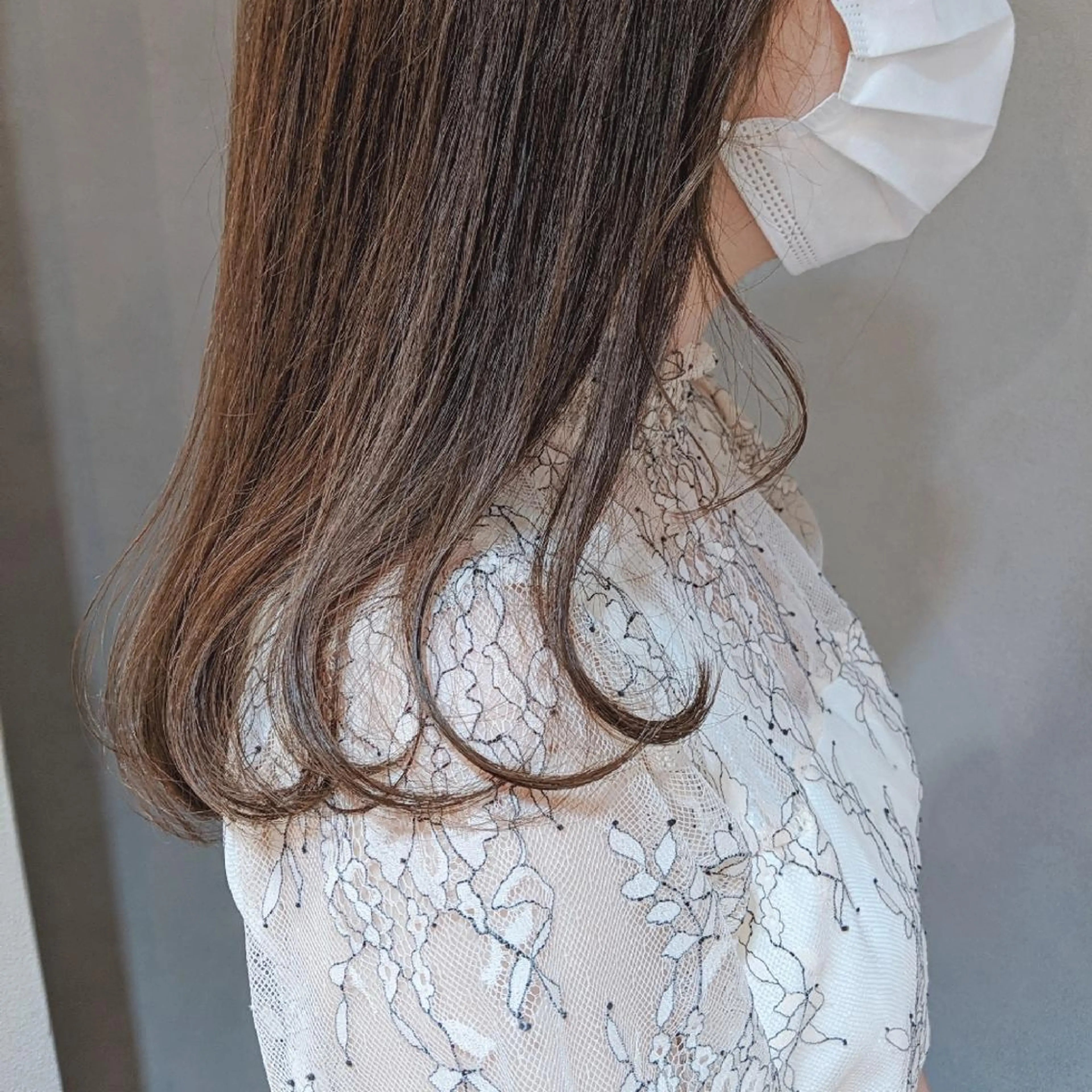 カラー セミロング ヘアアレンジ PRIVATE SALON EYES所属・EYES リアのマツエク・マツパデザイン