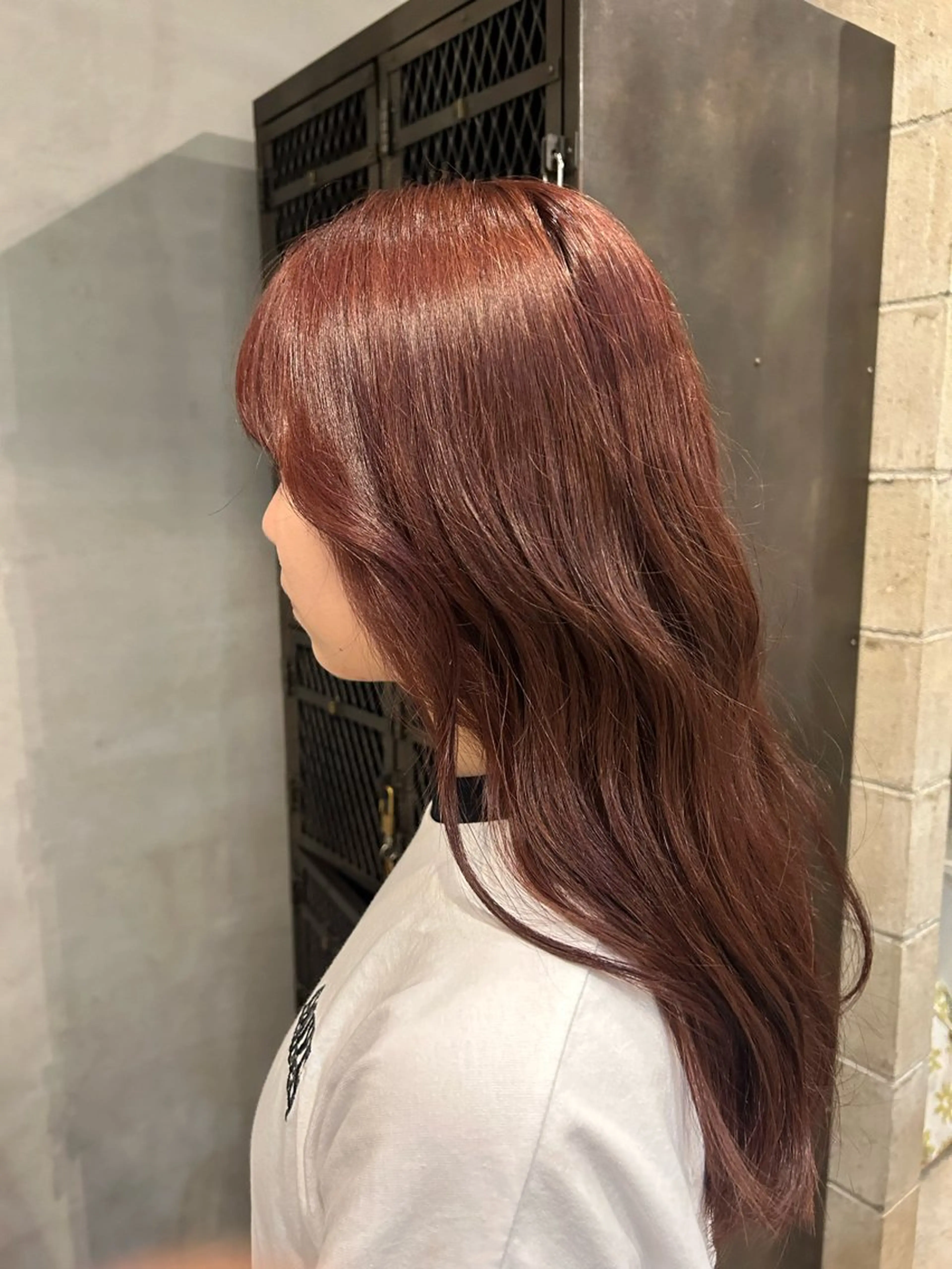 ロング カラー レッドカラー ちゃんゆ /伊藤有里のヘアスタイル