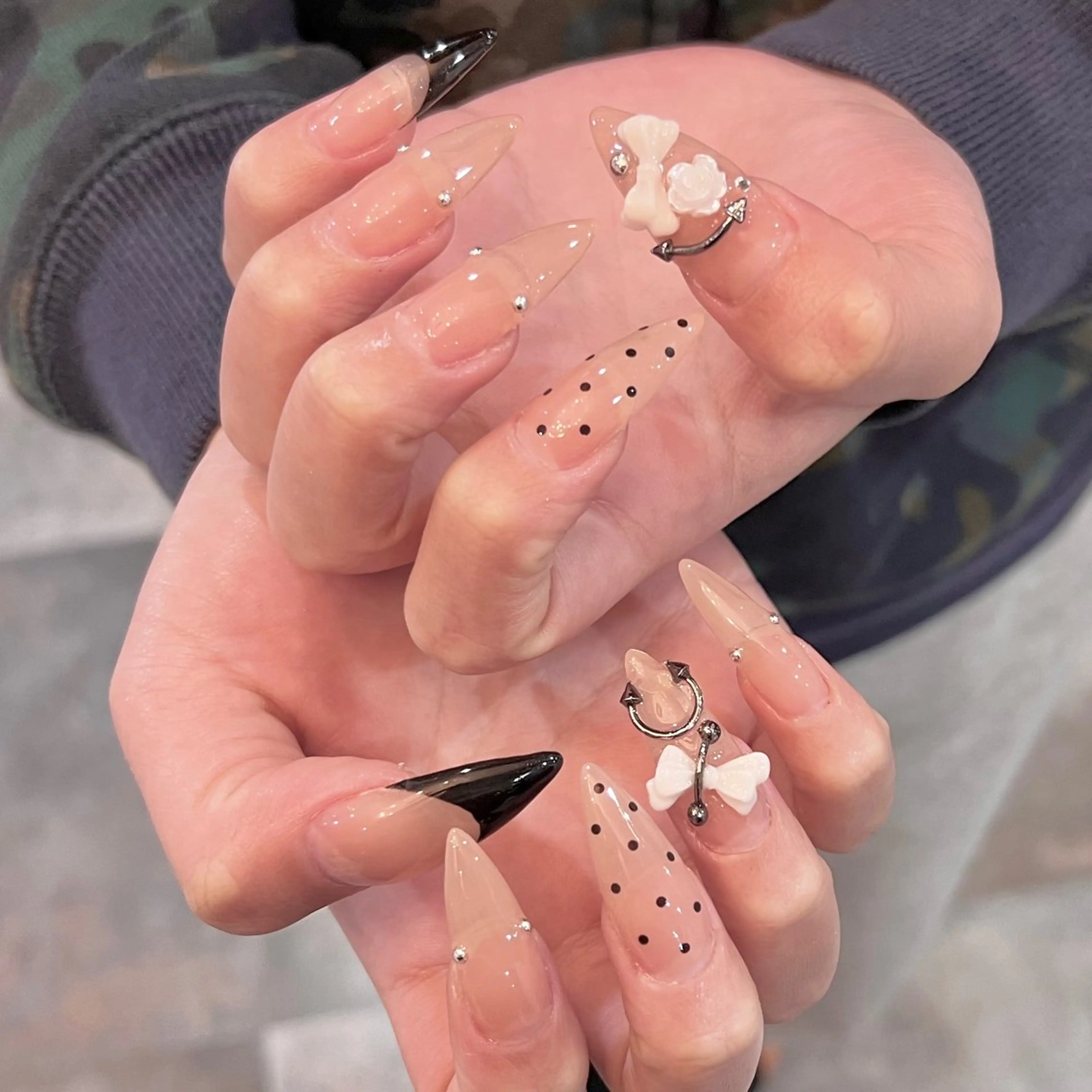 ネイル Eyelash&Nail cuore所属・tanaka 🩰cuore布施のネイルデザイン