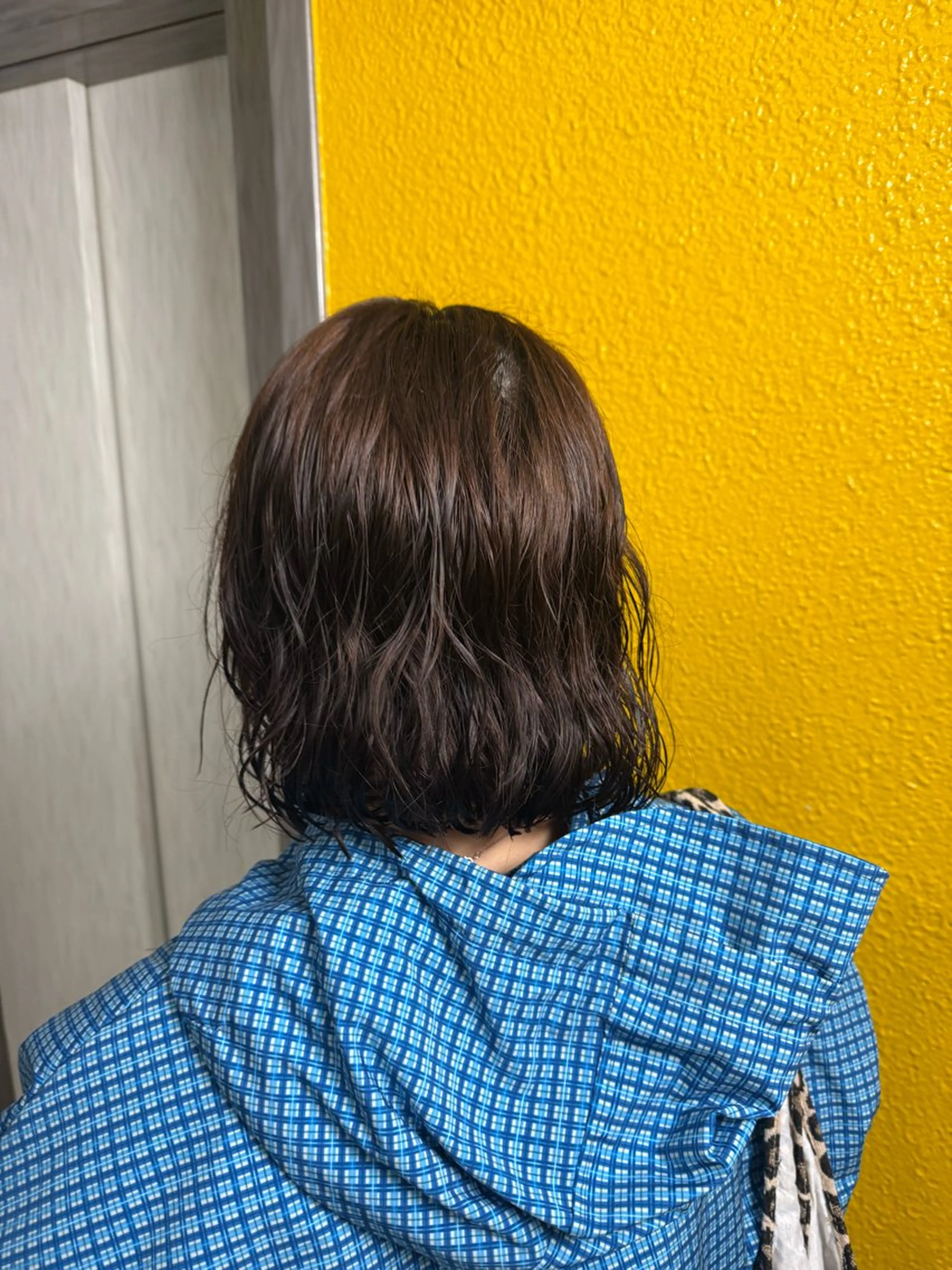 ミディアム パーマ カット パーマ カ ズ サ ✴︎のヘアスタイル