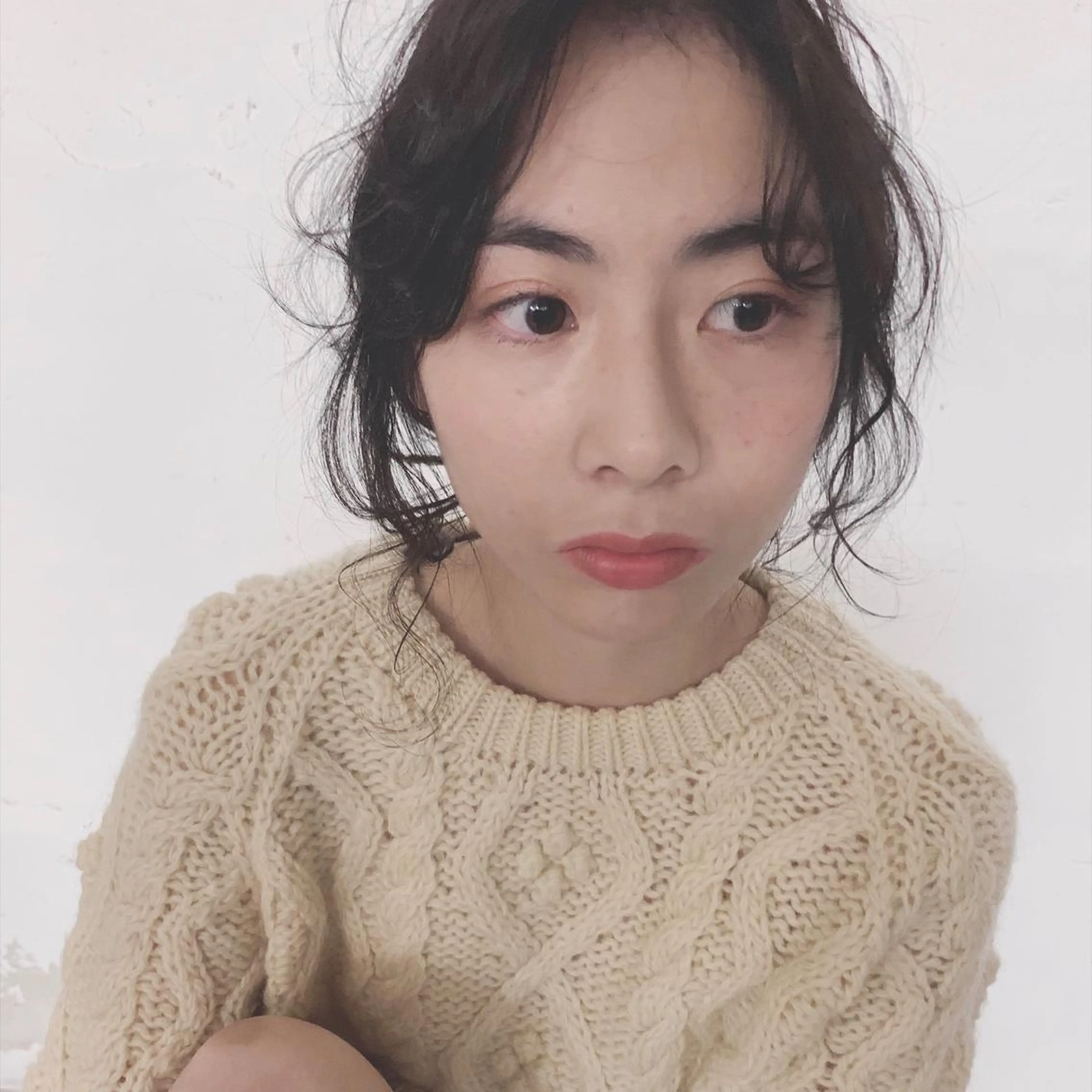 ミディアム カラー パーマ ヘアアレンジ mayu .のヘアスタイル