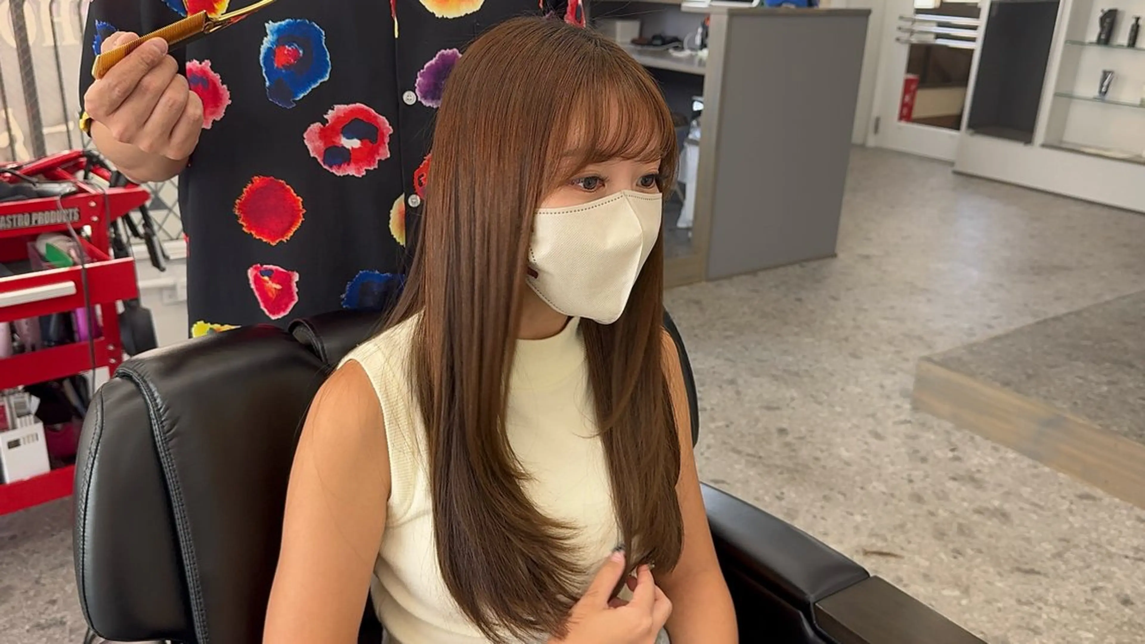 ロング PILILANI CHOP SHOP所属・安田 聡志のヘアスタイル