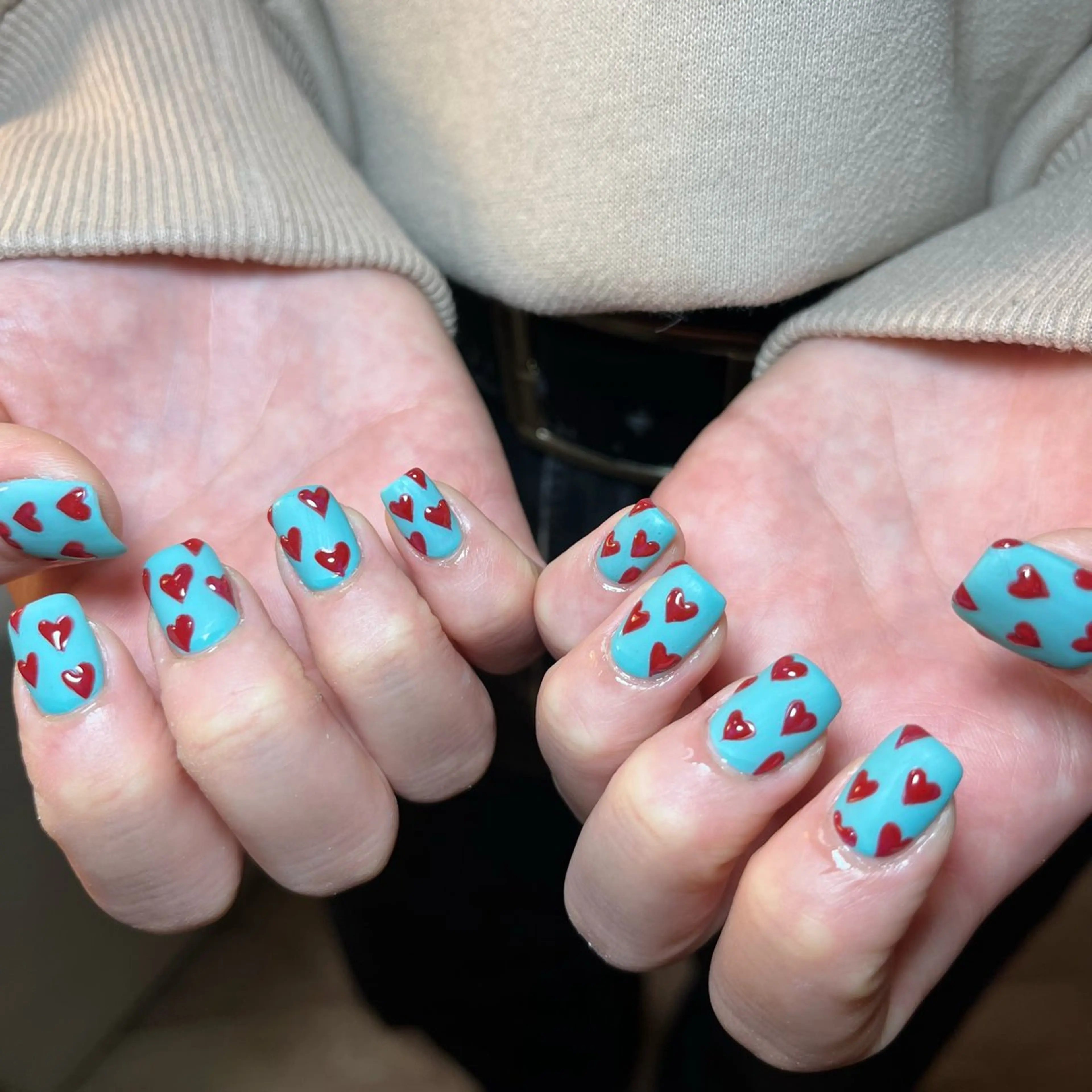 ネイル ハンドネイル Amber21.所属・Nagahama Akariのネイルデザイン