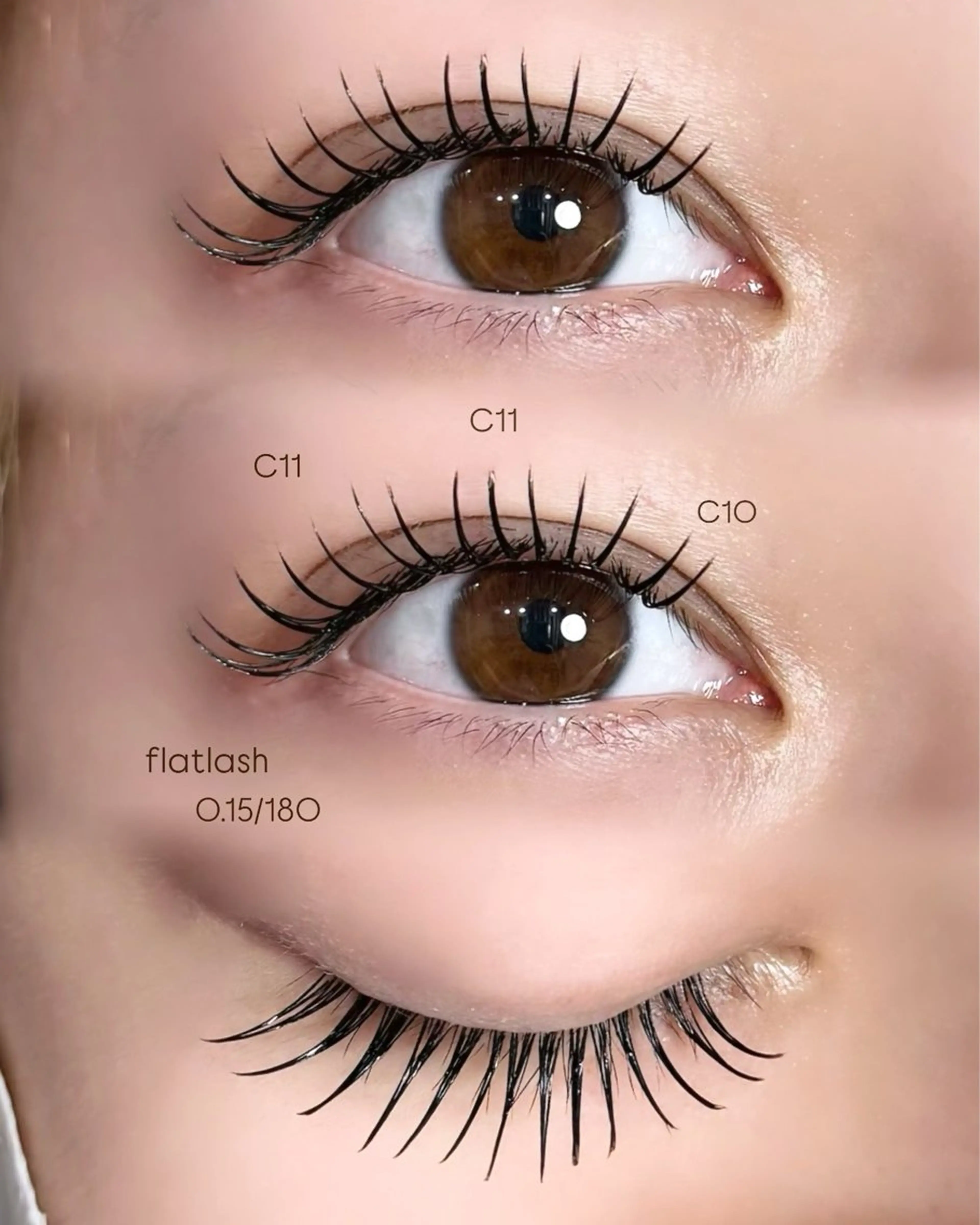 マツエク・マツパ 付け放題 フラットラッシュ Lucia eyelash salon (ルチア)所属・Lucia 天神店[ 猿渡 ]のマツエク・マツパデザイン