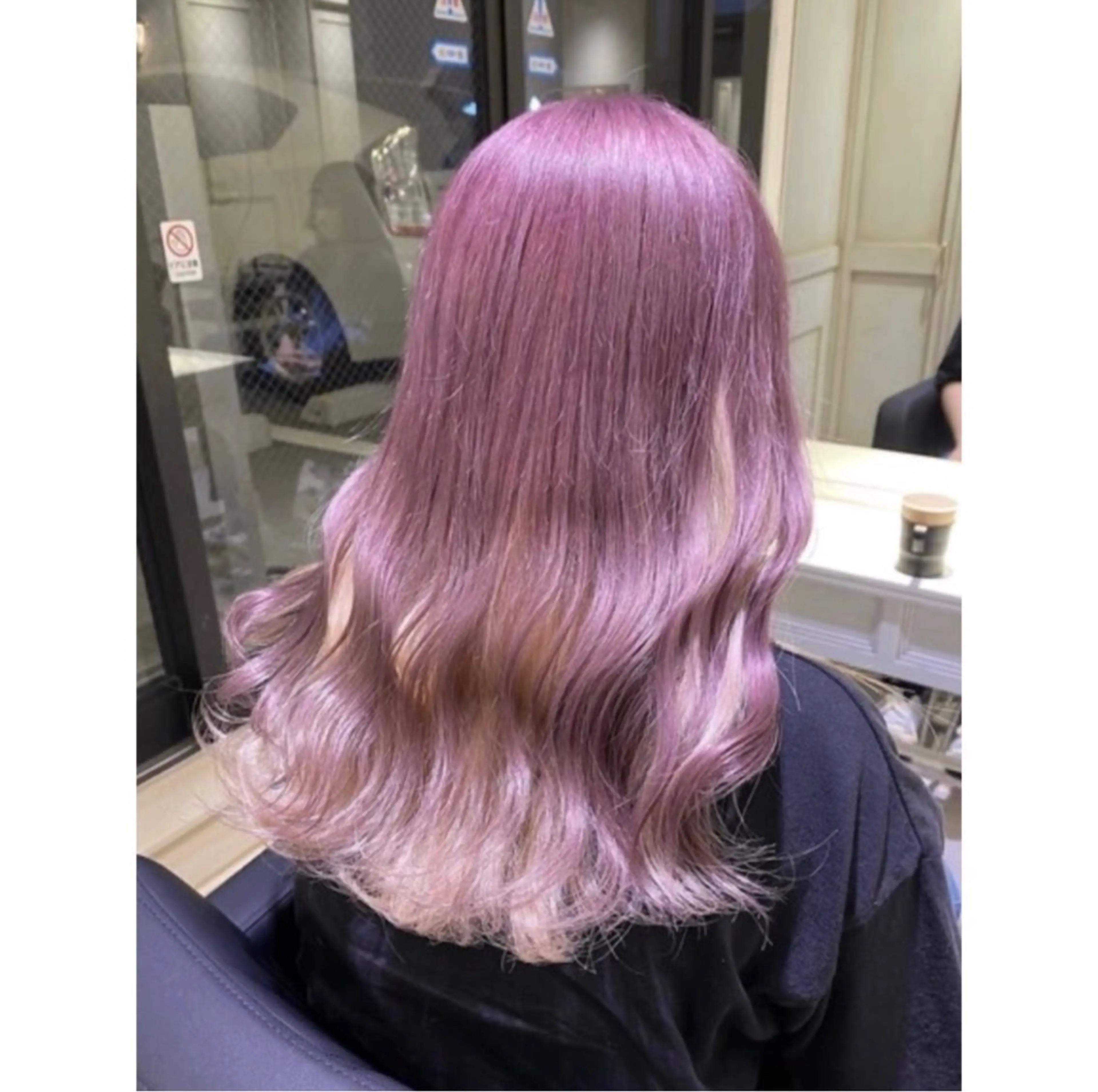 ロング カラー ラベンダーカラー ラベンダーピンク ピンクカラー ロング 💖ブリーチ/暖色 𝐘𝐮𝐢💖のヘアスタイル