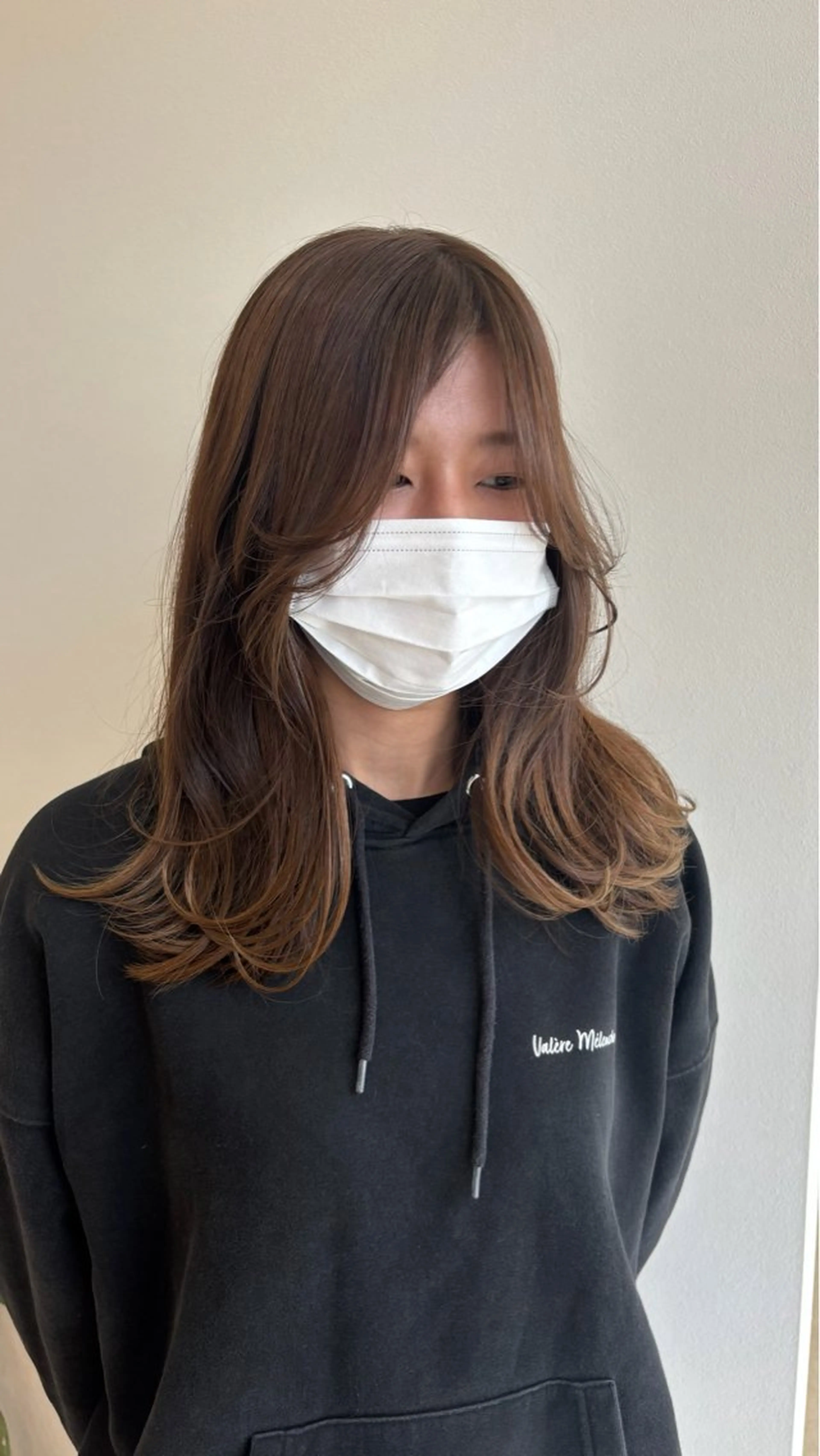 ロング カラー 能勢 莉里花のヘアスタイル