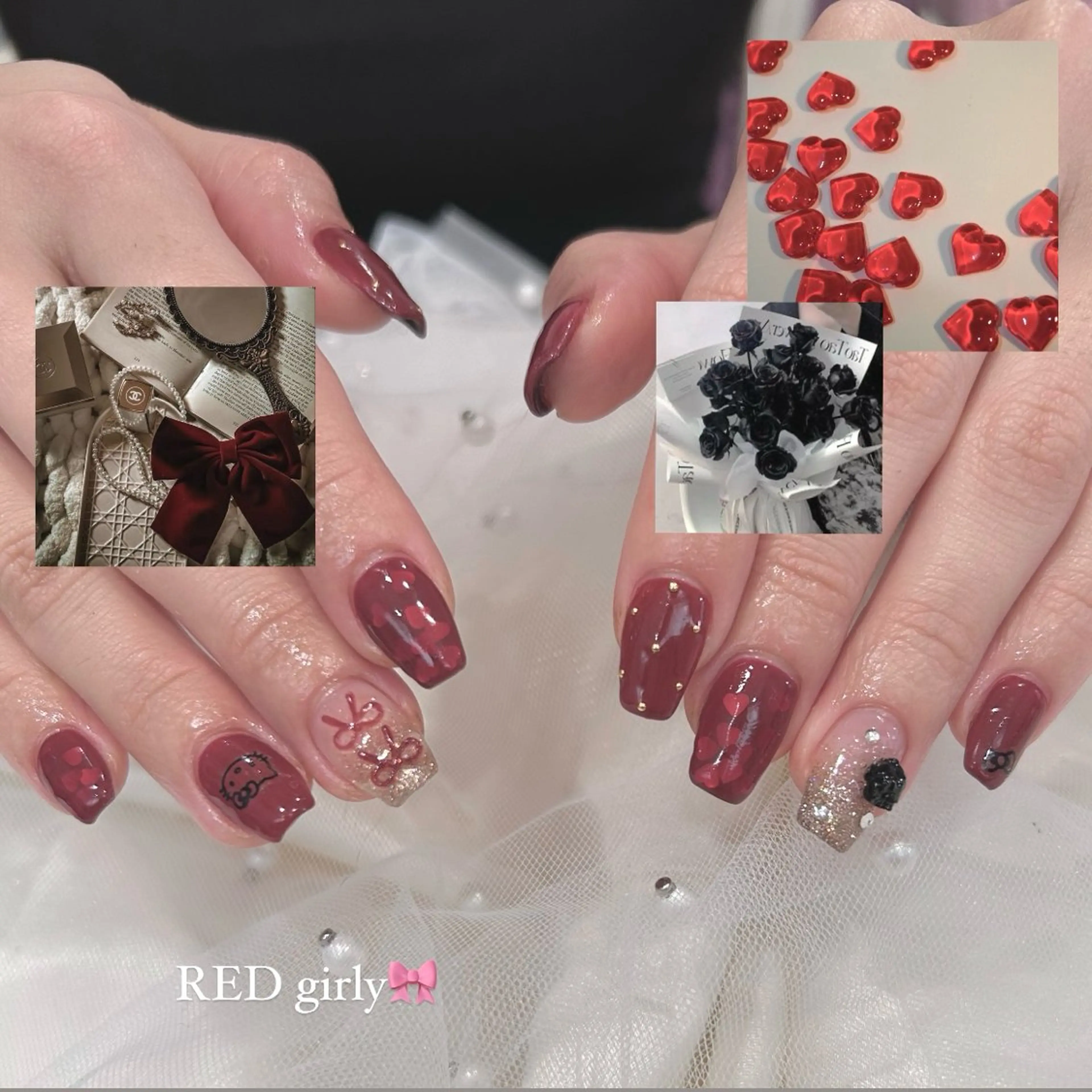 ネイル 長瀬 瑠霞のネイルデザイン