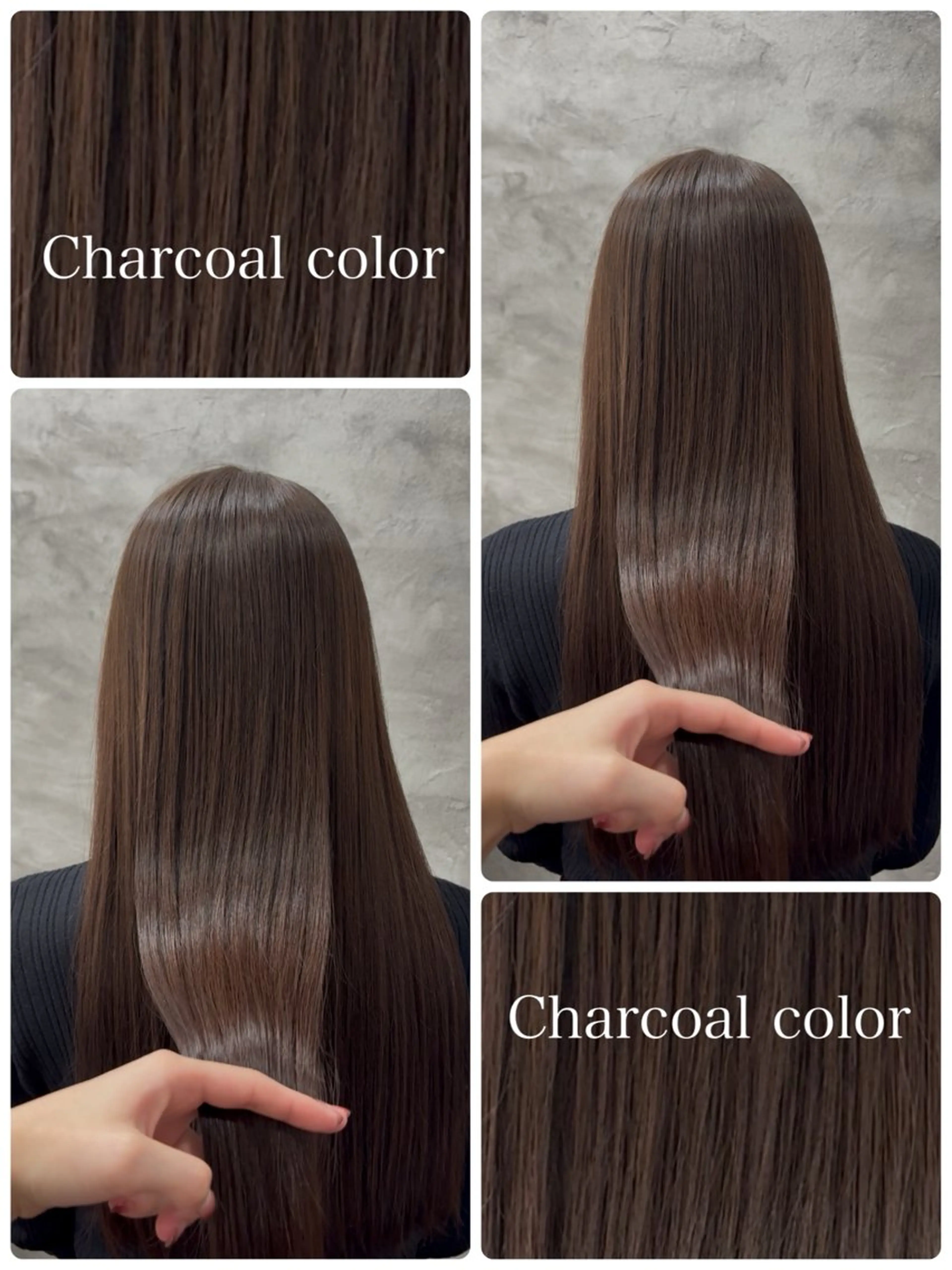 ロング カラー ヘアカラー ルプラボウ/ 内藤ほのか/艶カラーのヘアスタイル