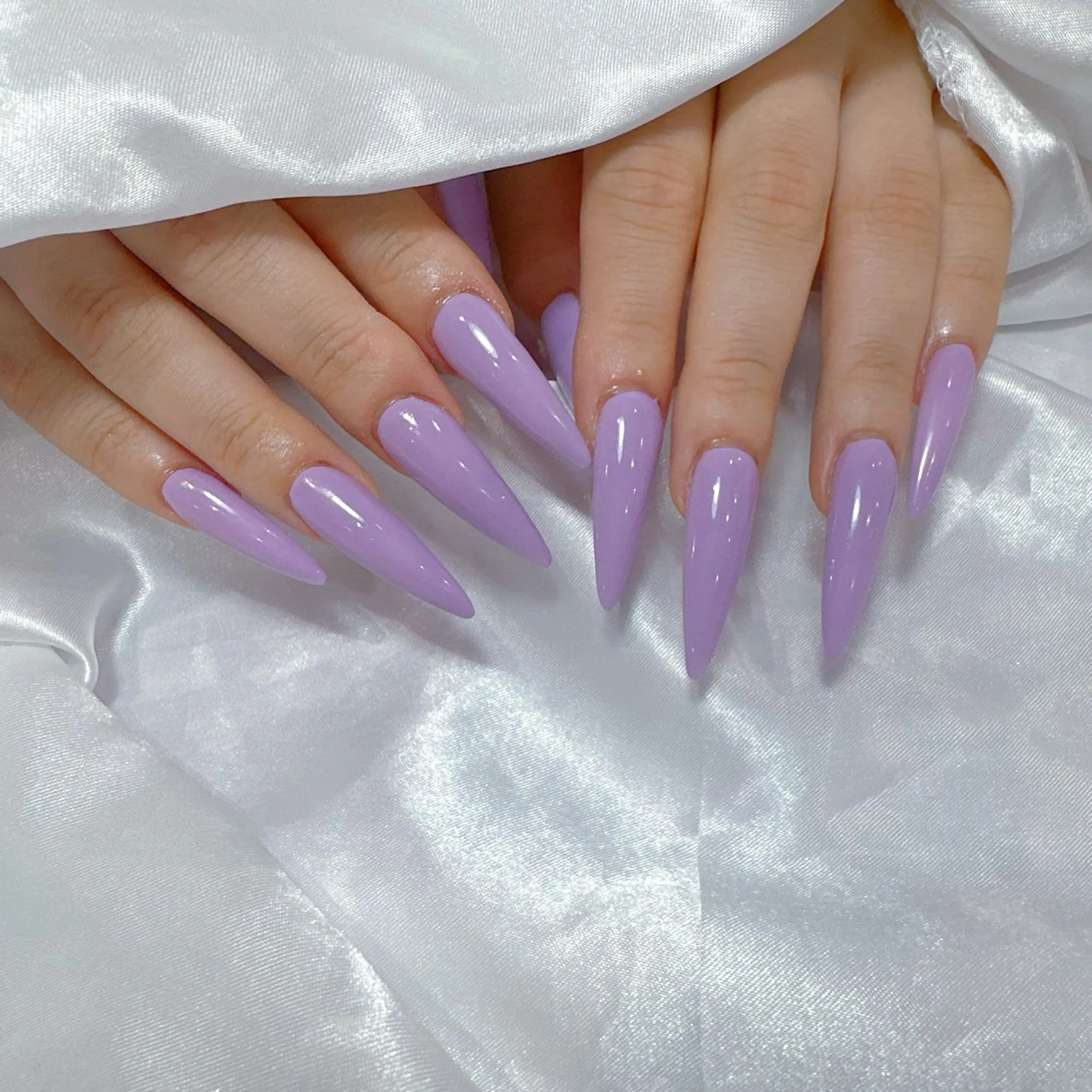 ネイル アートネイル フラッシュネイル フレンチネイル ジェルネイル ガラスフレンチ ハンドネイル You&Me Miyuのネイルデザイン