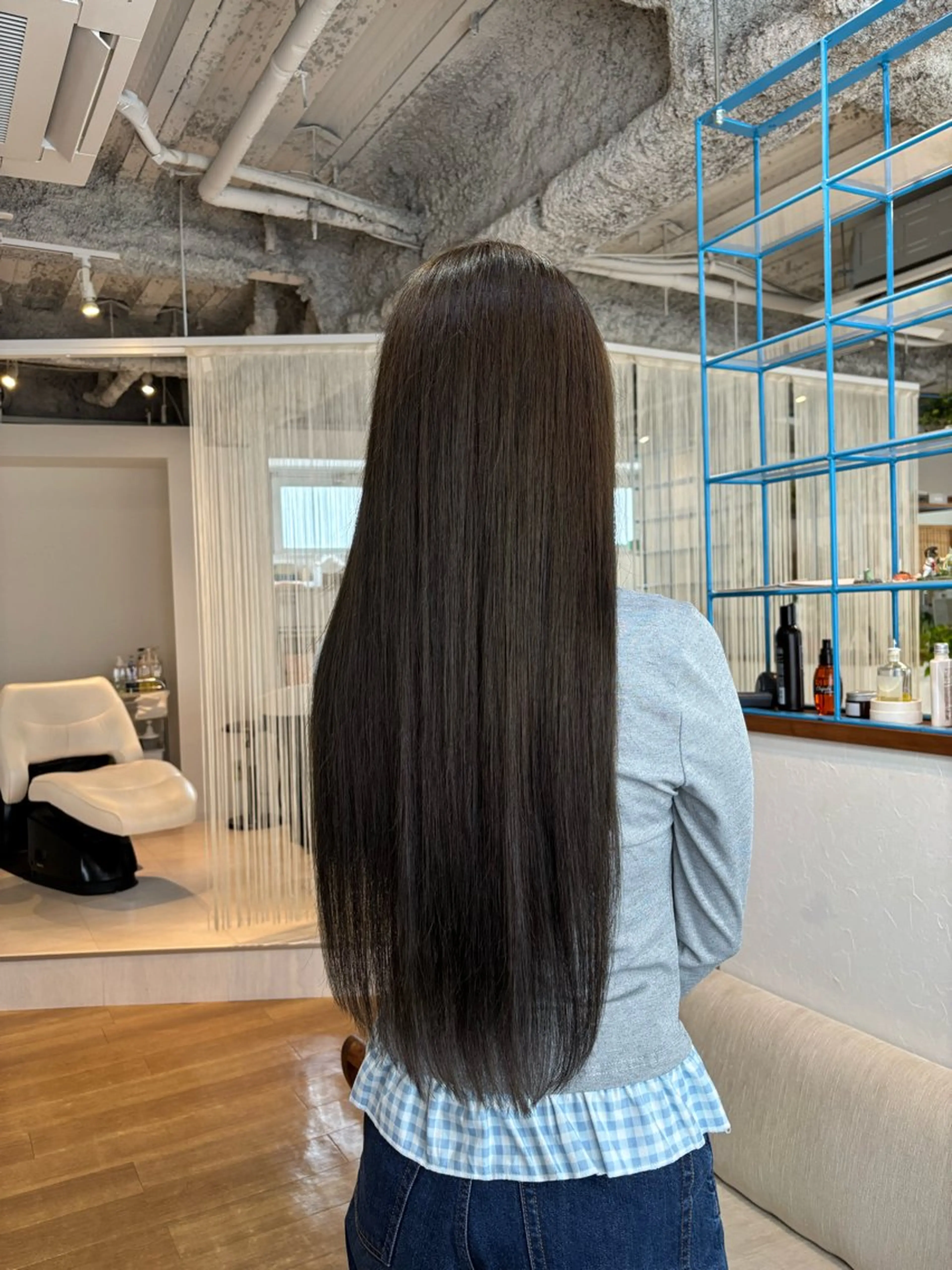 ロング カラー ベージュカラー オリーブベージュ RINNO🌷艶髪/ 艶カラーのヘアスタイル