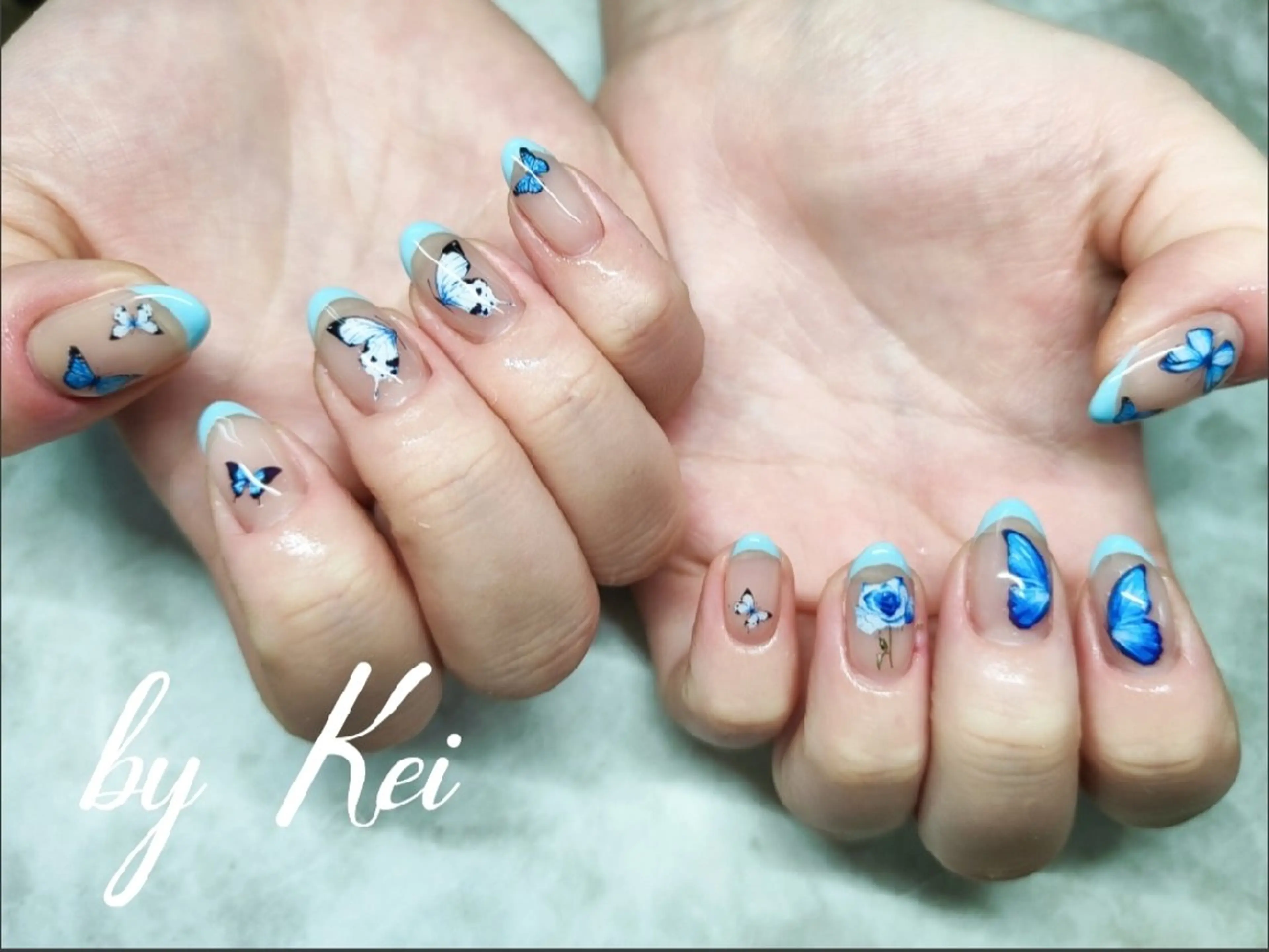 ネイル 持ち込み ハンドネイル 🎀 Kei 🎀のネイルデザイン