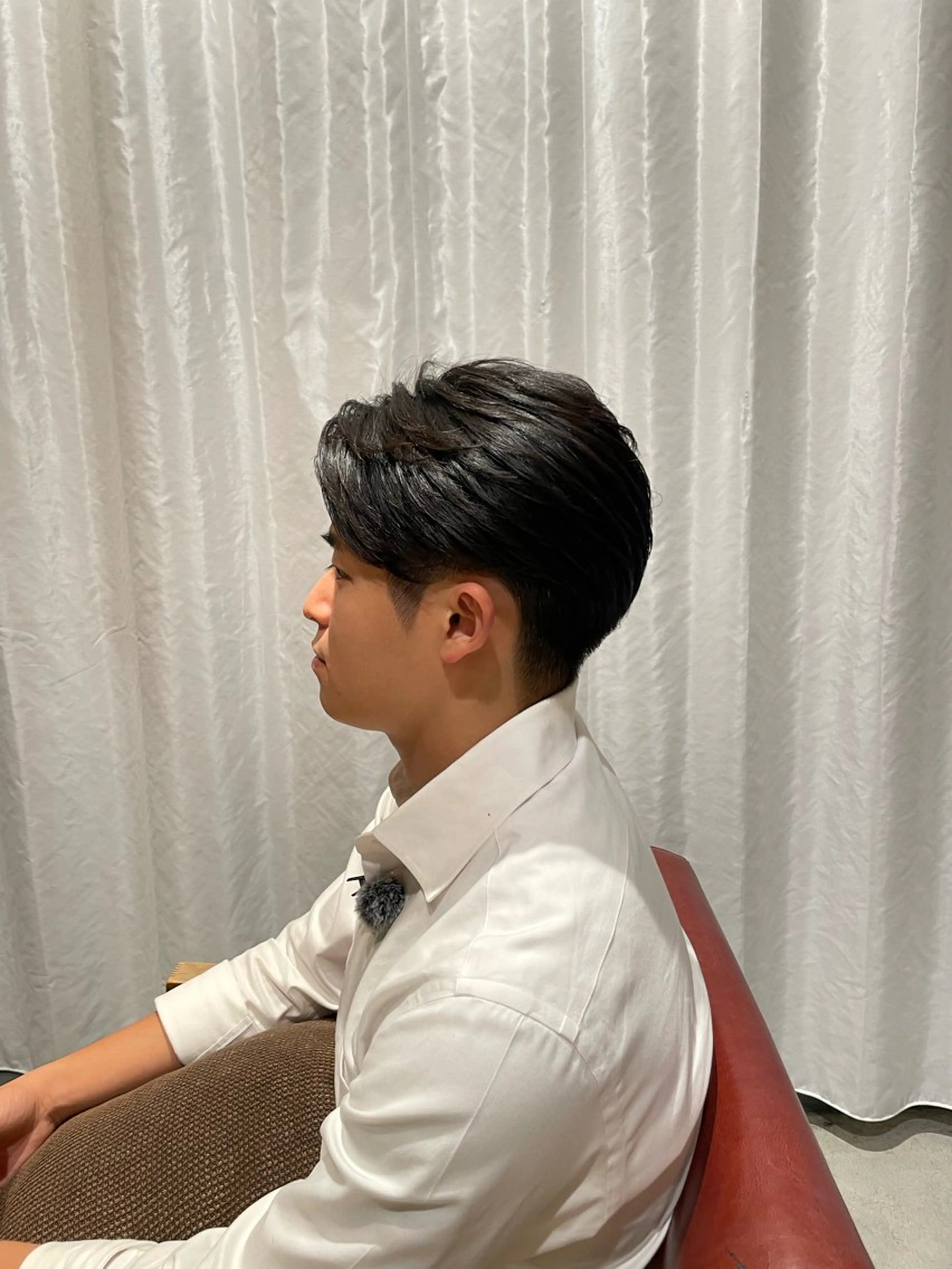 メンズ カット パーマ 箭内葉月/メンズ👔 ワンカールパーマのヘアスタイル