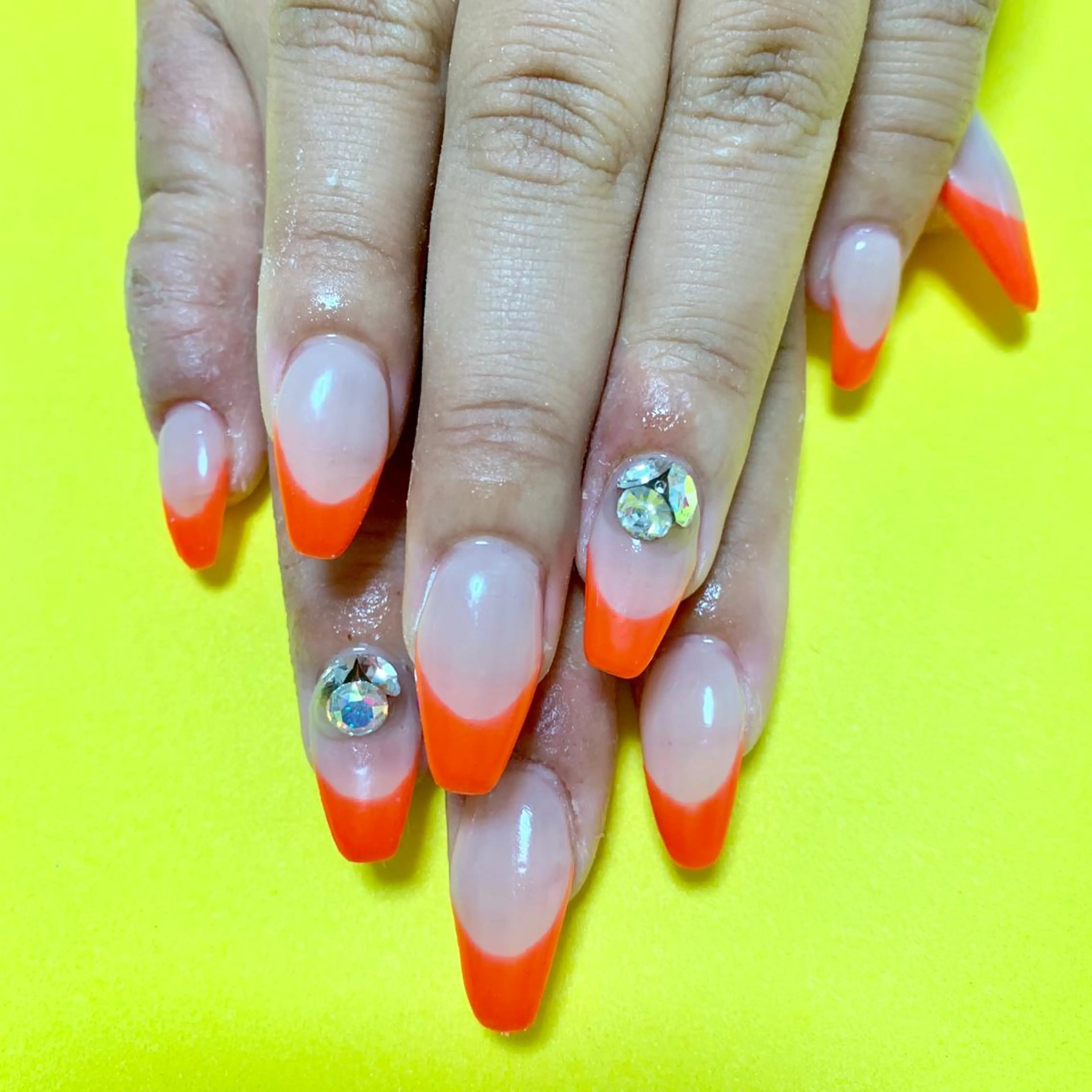 ネイル 夏ネイル ハンドネイル 🌙🫧CHARME (RUKA)🦋🫧のネイルデザイン