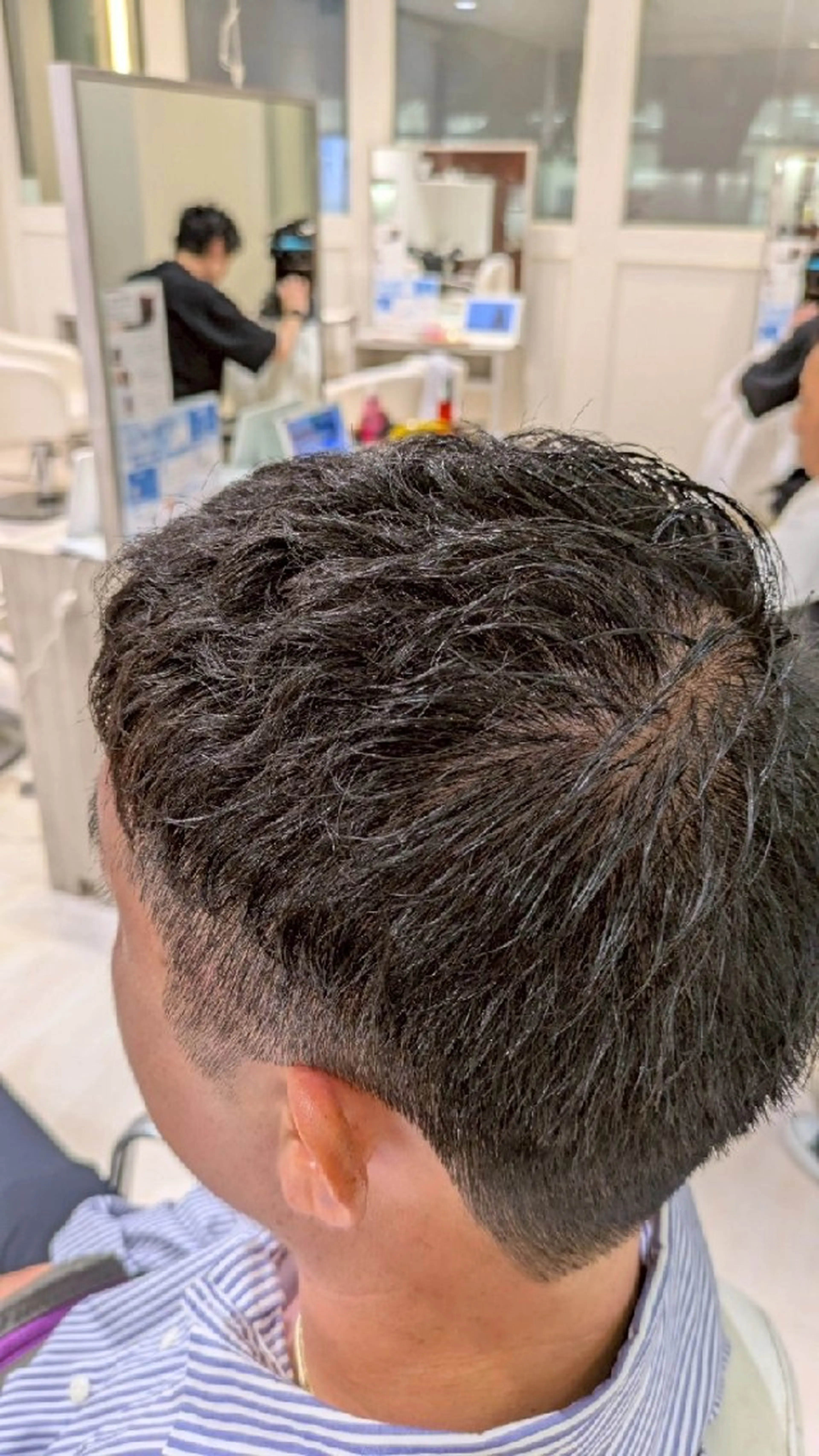 ショート メンズ パーマ メンズパーマ カット パーマ PRO・HAIR・TEC所属・田中 佑磨のヘアスタイル