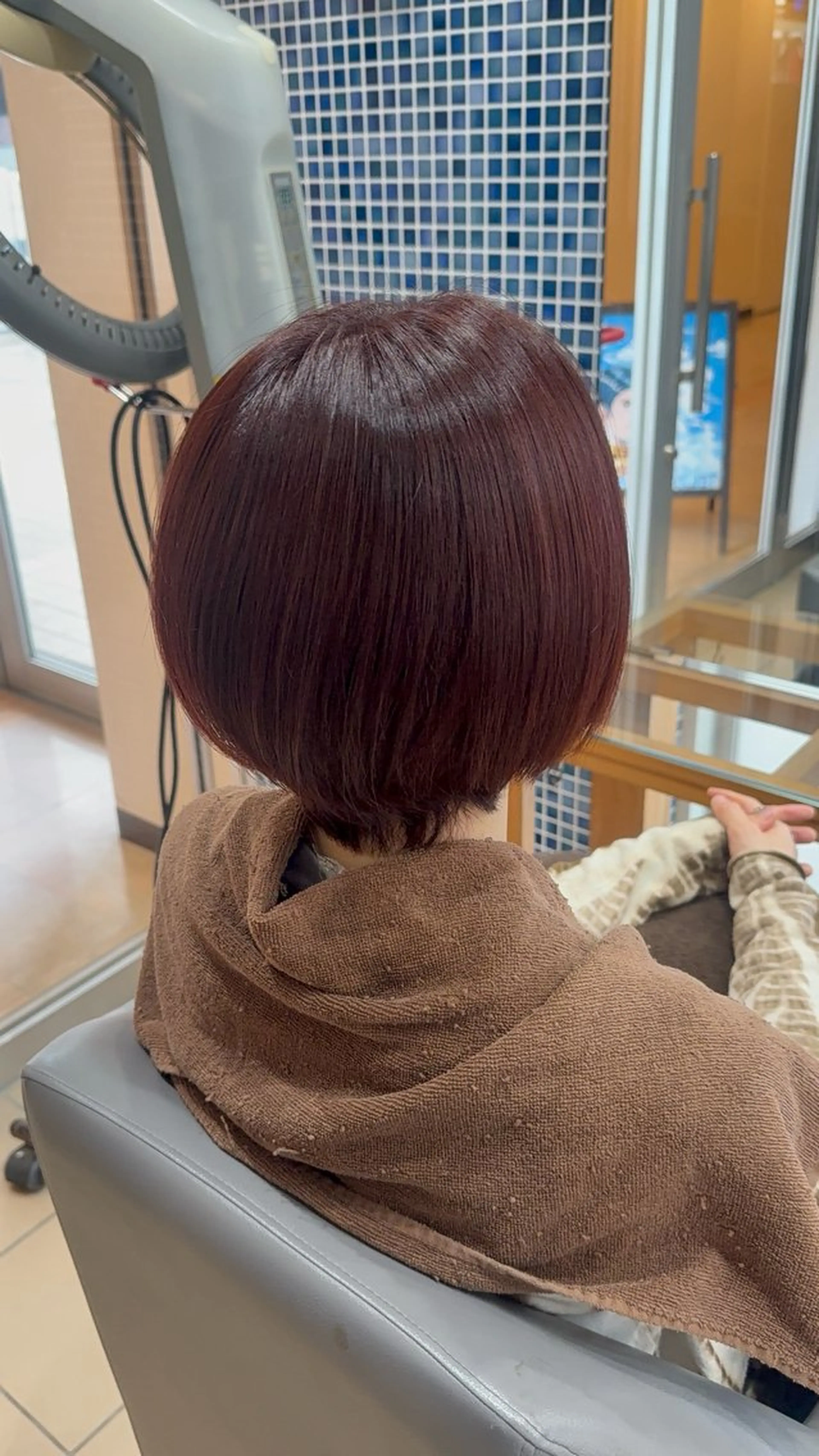 🎨ダブルカラー🎨〈ブリーチなし〉/ダブルカラー/ブリーチなしカラー/ボブ/縮毛矯正/日暮里/西日暮里／上野の写真