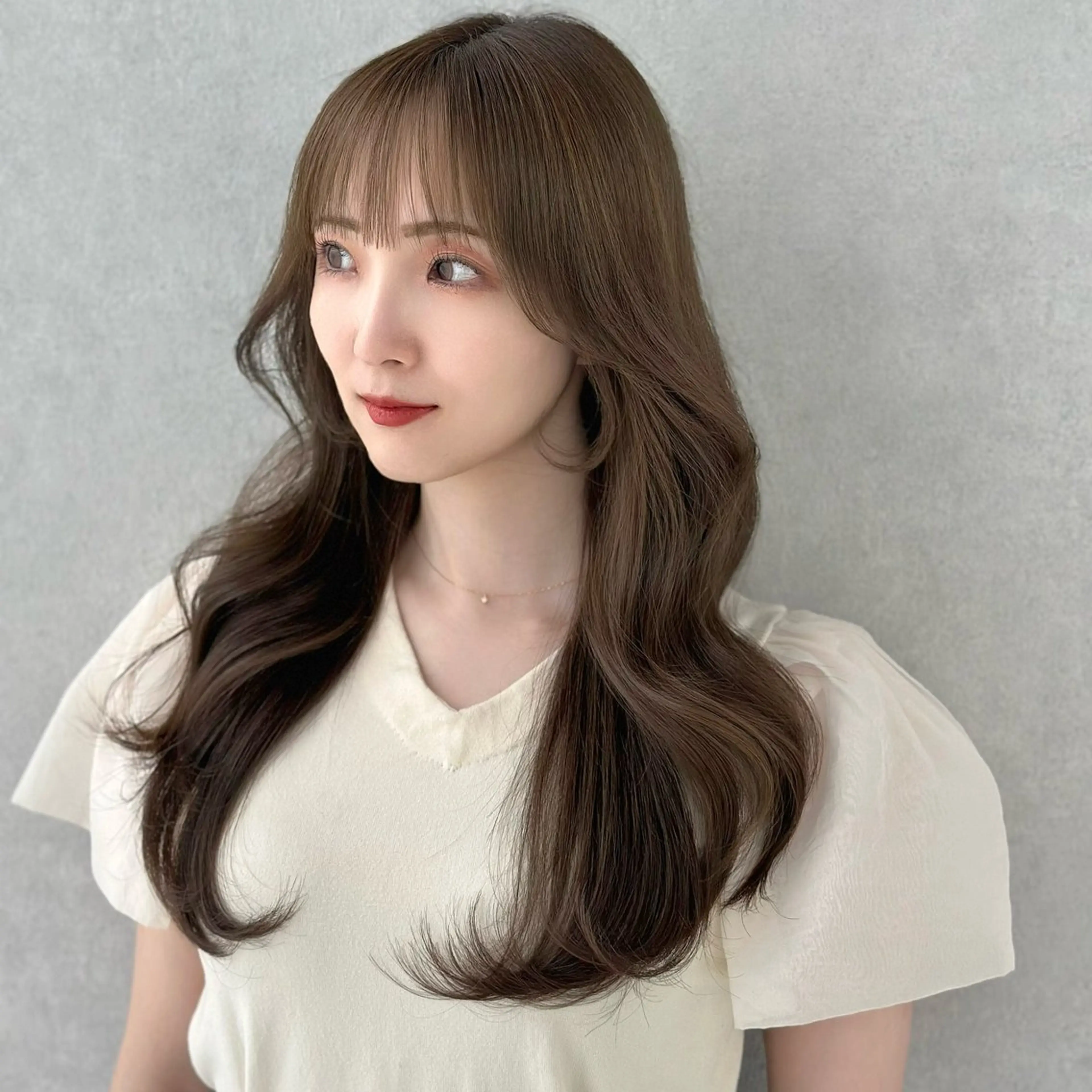 ロング カラー パーマ ヘアアレンジ カット ヘアカラー トリートメント FERiCIA.  表参道所属・レイヤーカット 🪄吉野翔悟のヘアスタイル