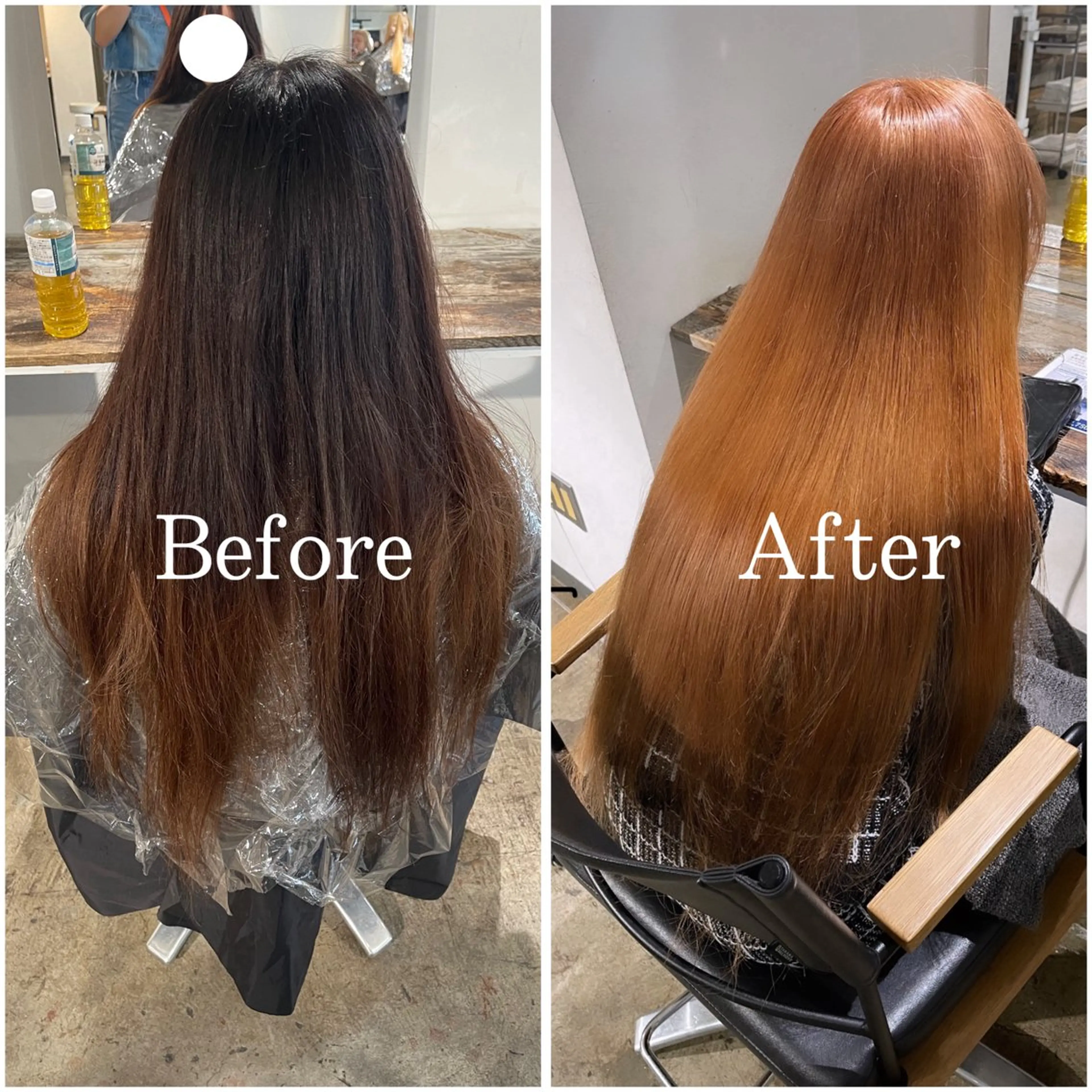 ロング カラー ブリーチ デザインカラー ハイトーンカラー ムラ修正/ ハイトーン💖Riaのヘアスタイル