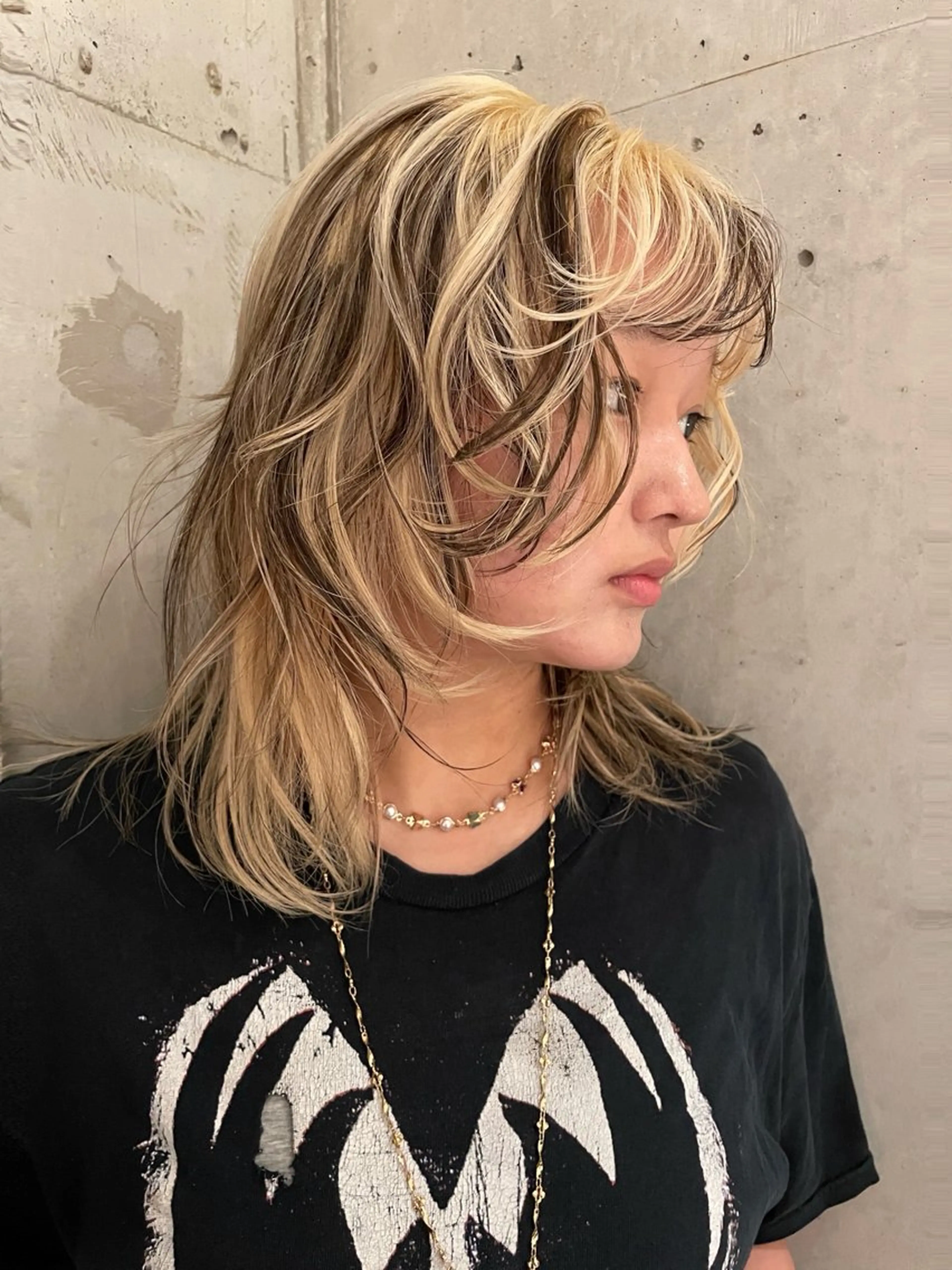 ミディアム カラー sano rikitoのヘアスタイル