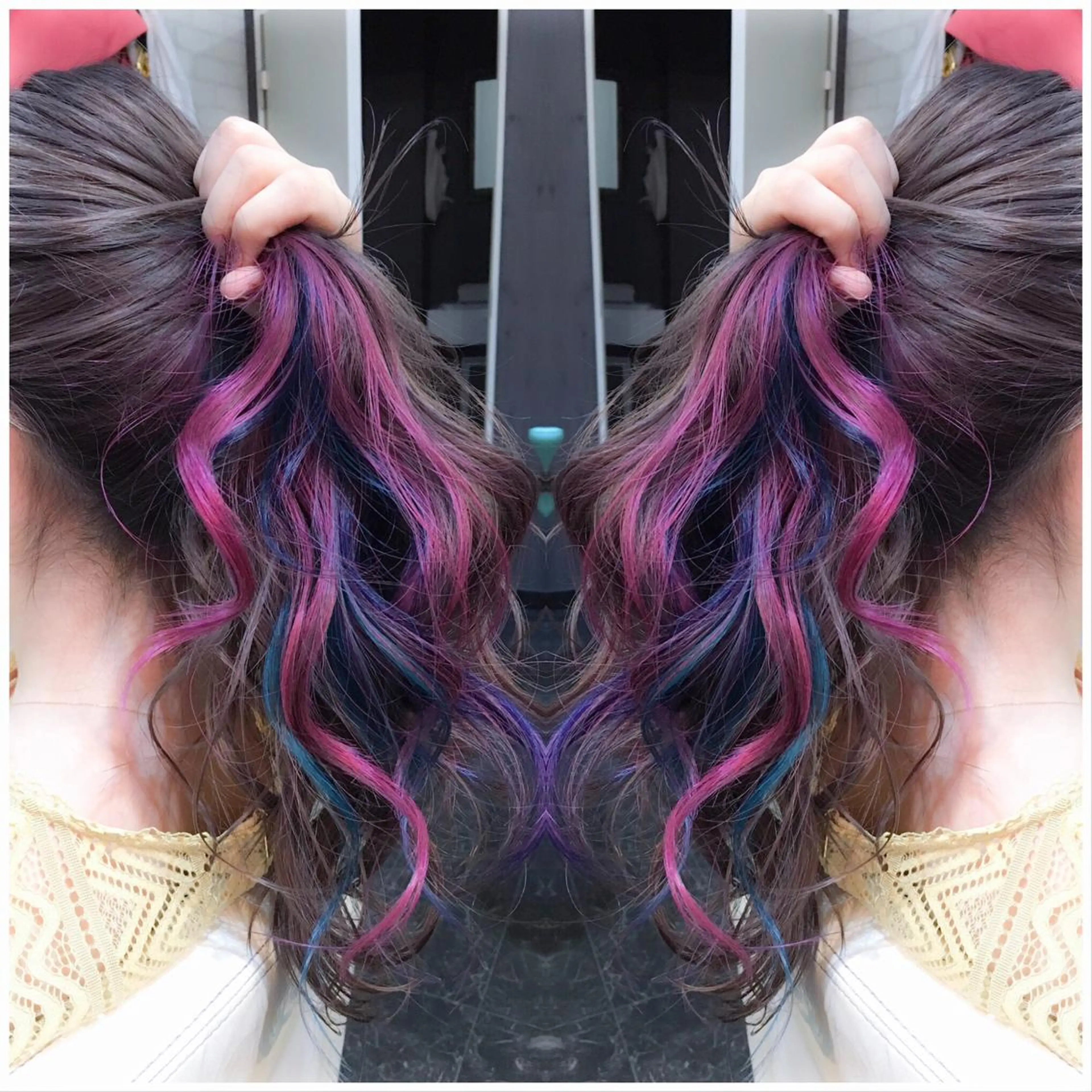 ロング カラー ヘアアレンジ Kimura Shinyaのヘアスタイル