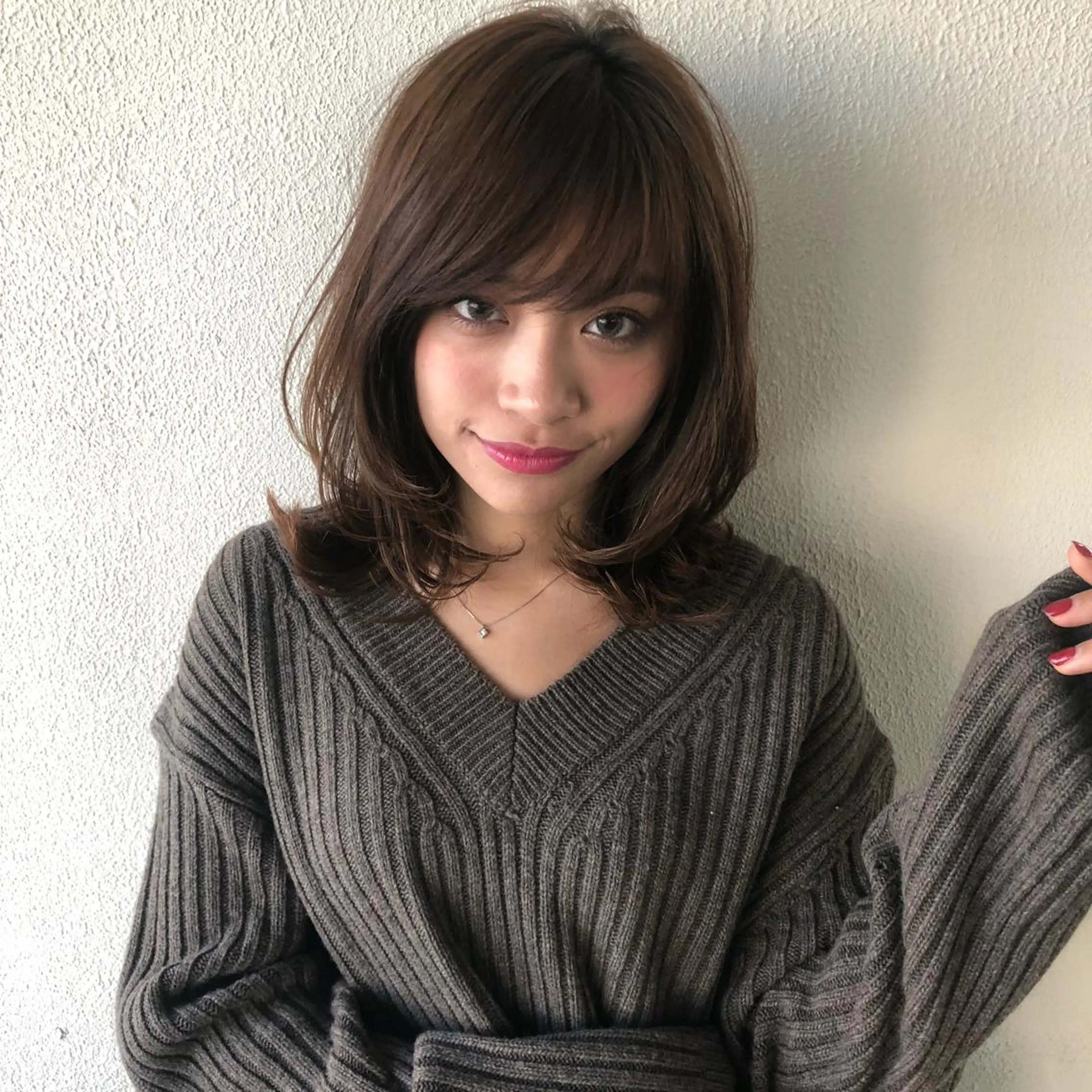 ミディアム カラー ブリーチ ダブルカラー トリートメント 【1日2名様限定】 AFLOAT白川雄副のヘアスタイル