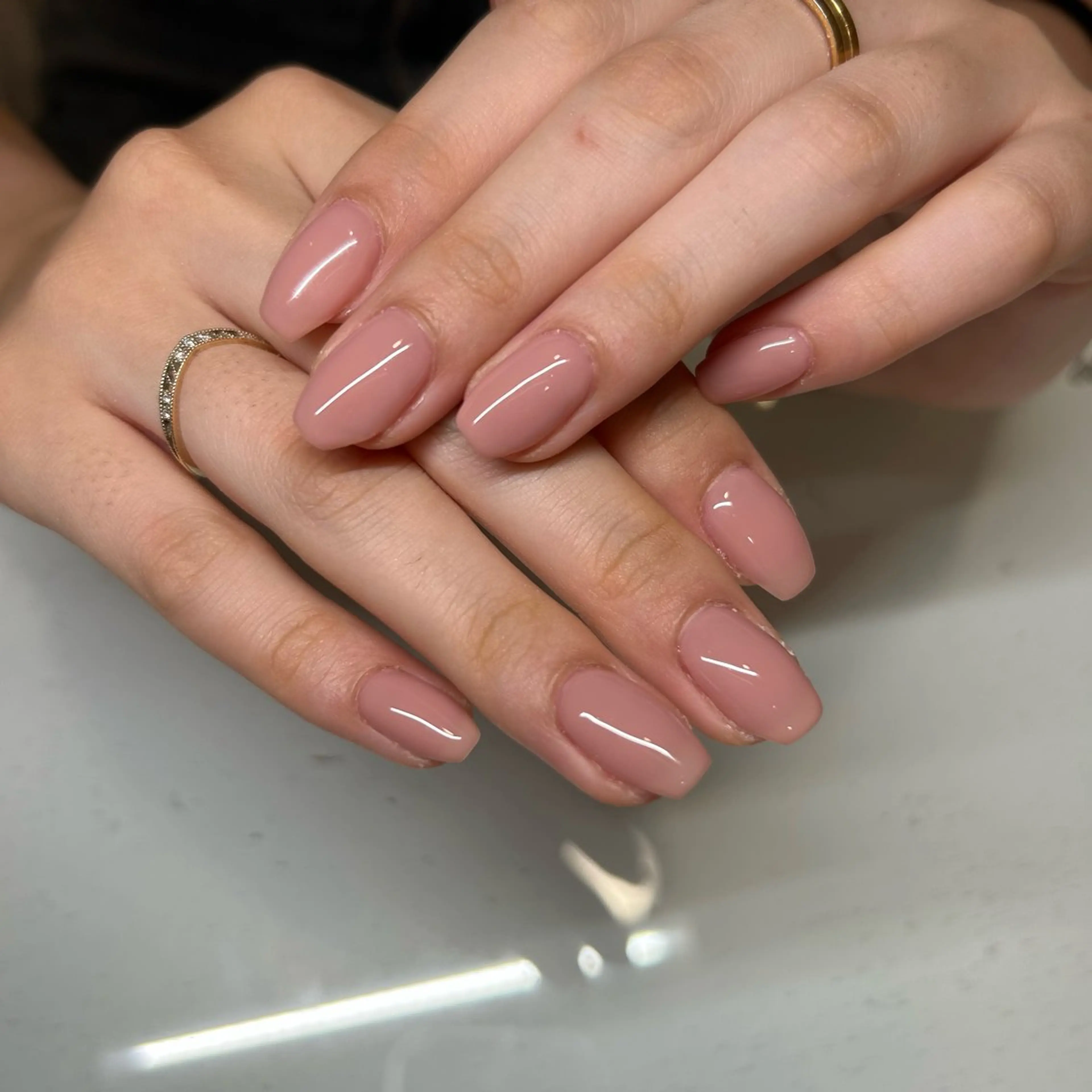 オフなしワンカラー💅🏿🩷の写真