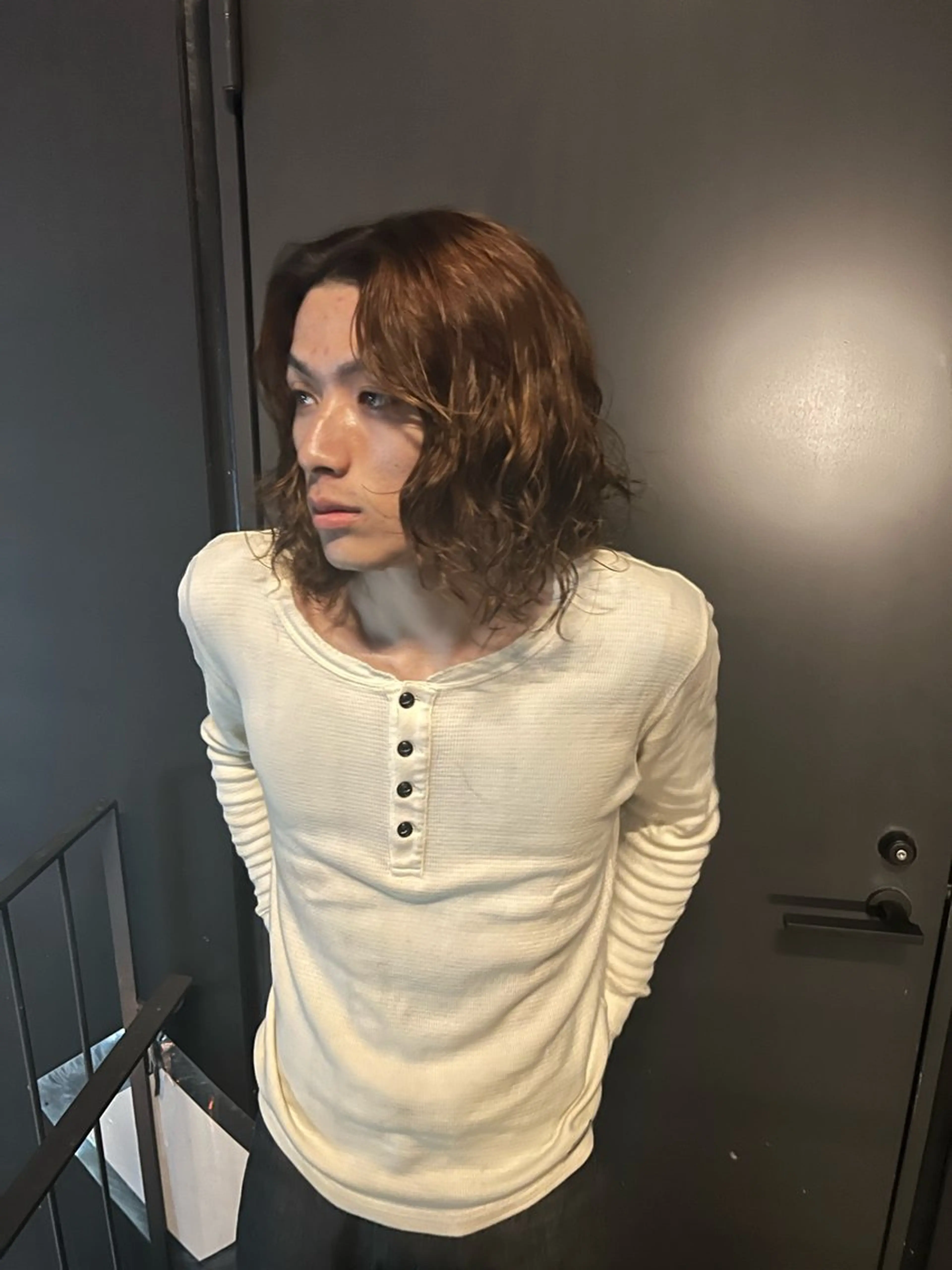 カラー パーマ メンズ パーマ 🌀toa/波巻き✨ /メンズパーマ／栄のヘアスタイル