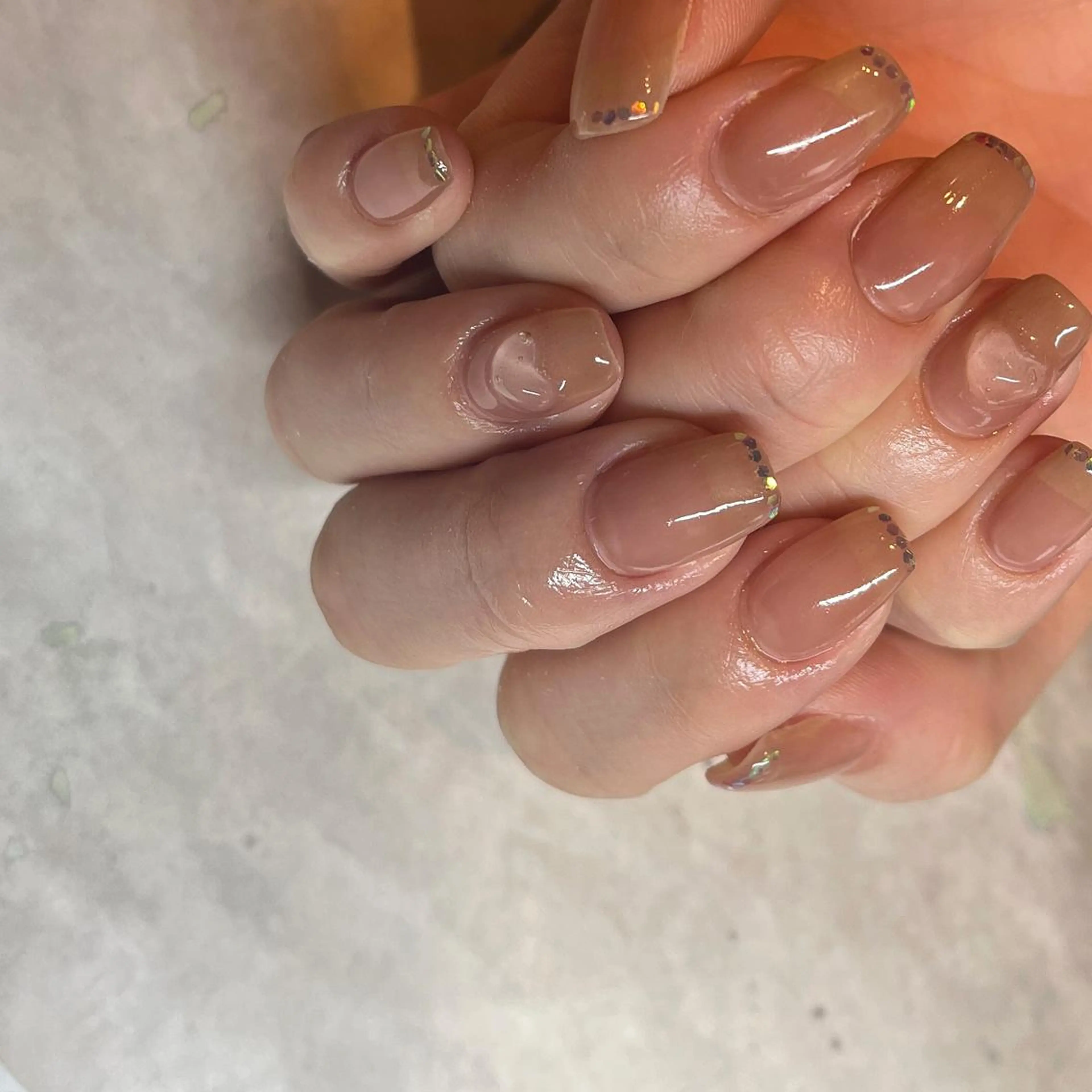 ネイル ハート ぷっくりネイル フリーランス¨̮⃝ ネイリストOKADAのネイルデザイン