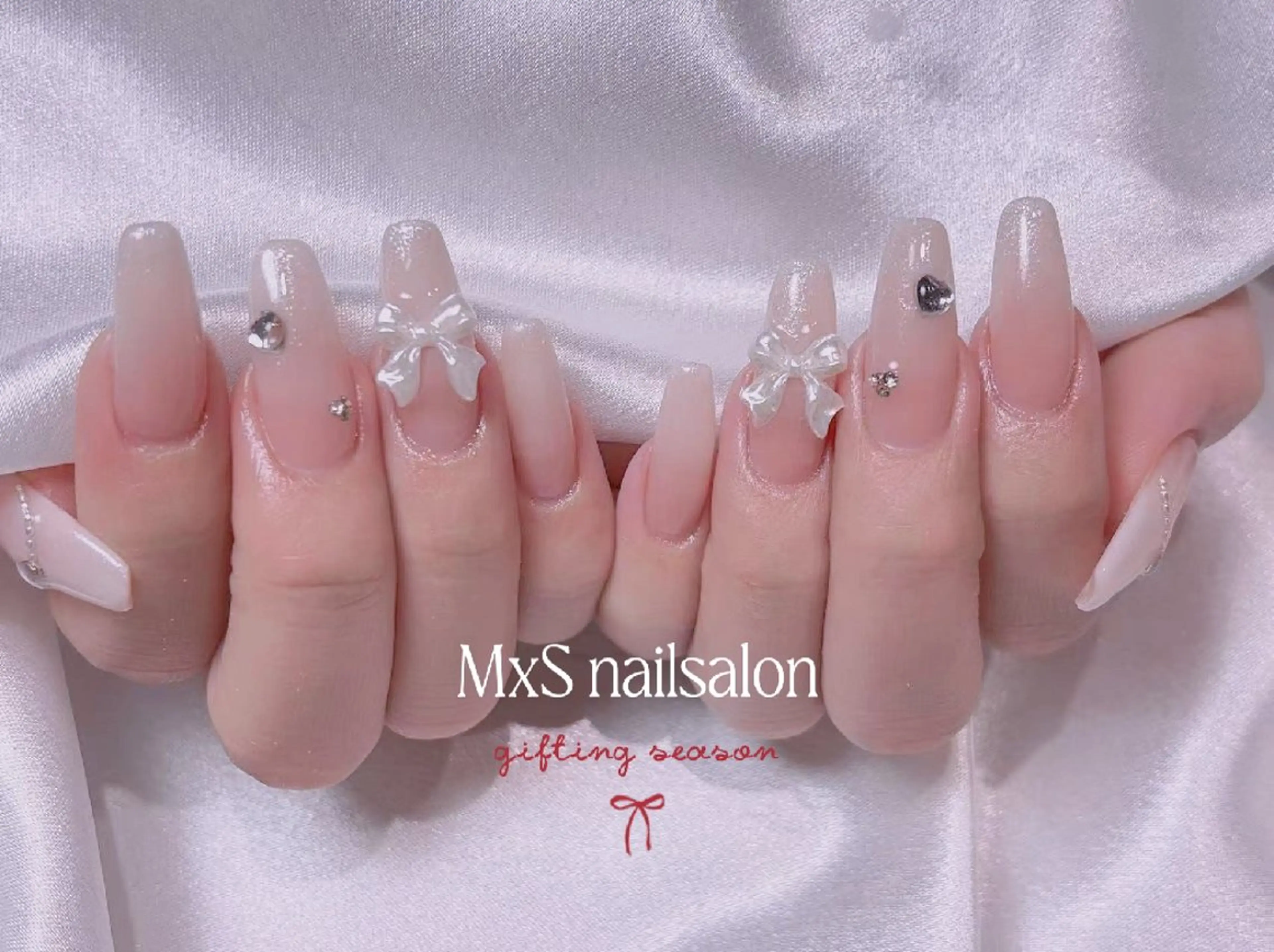 ネイル ハンドネイル ハンドケア MxS Nail(長さだし/フィルイン/マグネット/韓国ネイル/ワンホンネイル/ワンカラー)所属・MxS リィリィのネイルデザイン